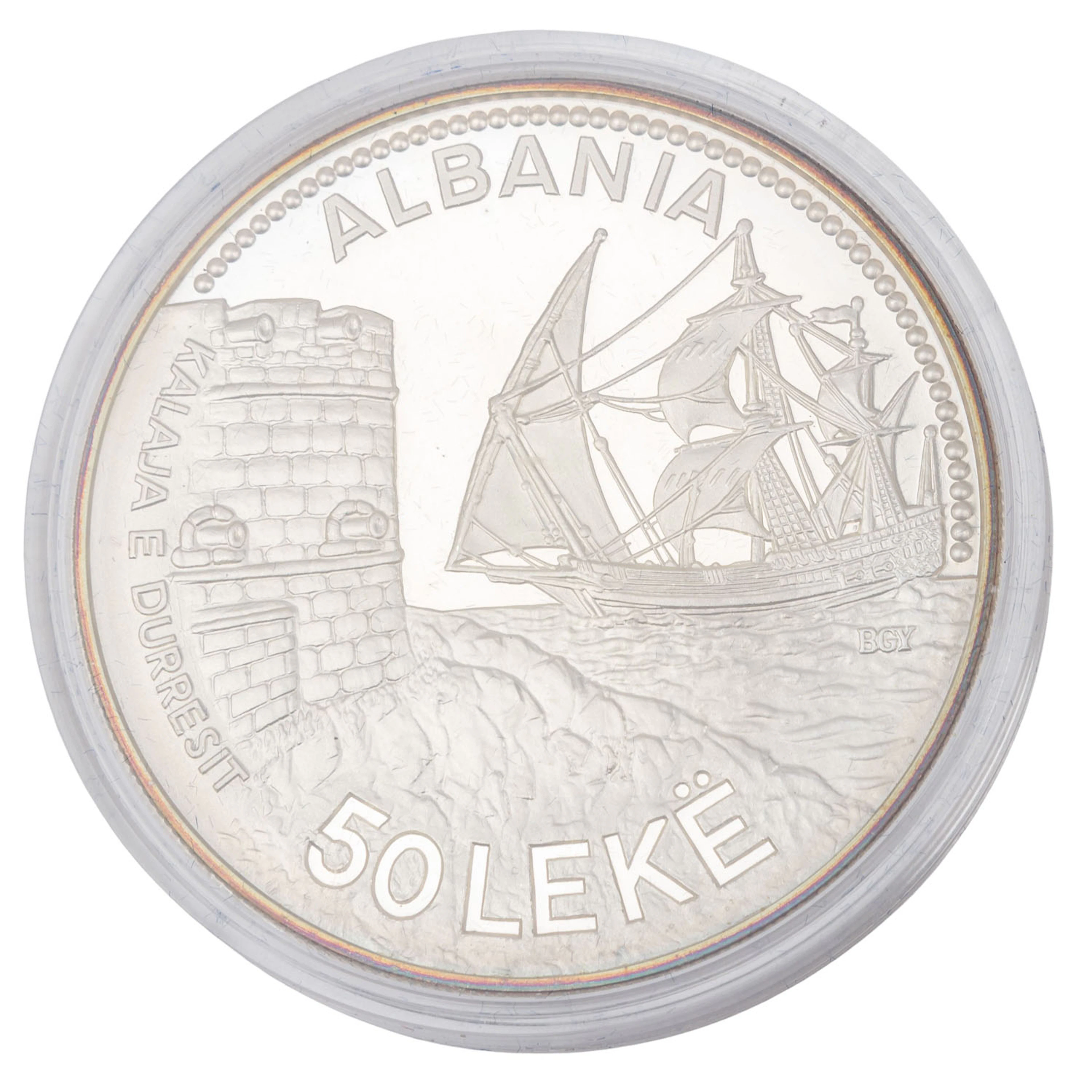 Albanien/SILBER – 50 Lekë 1987