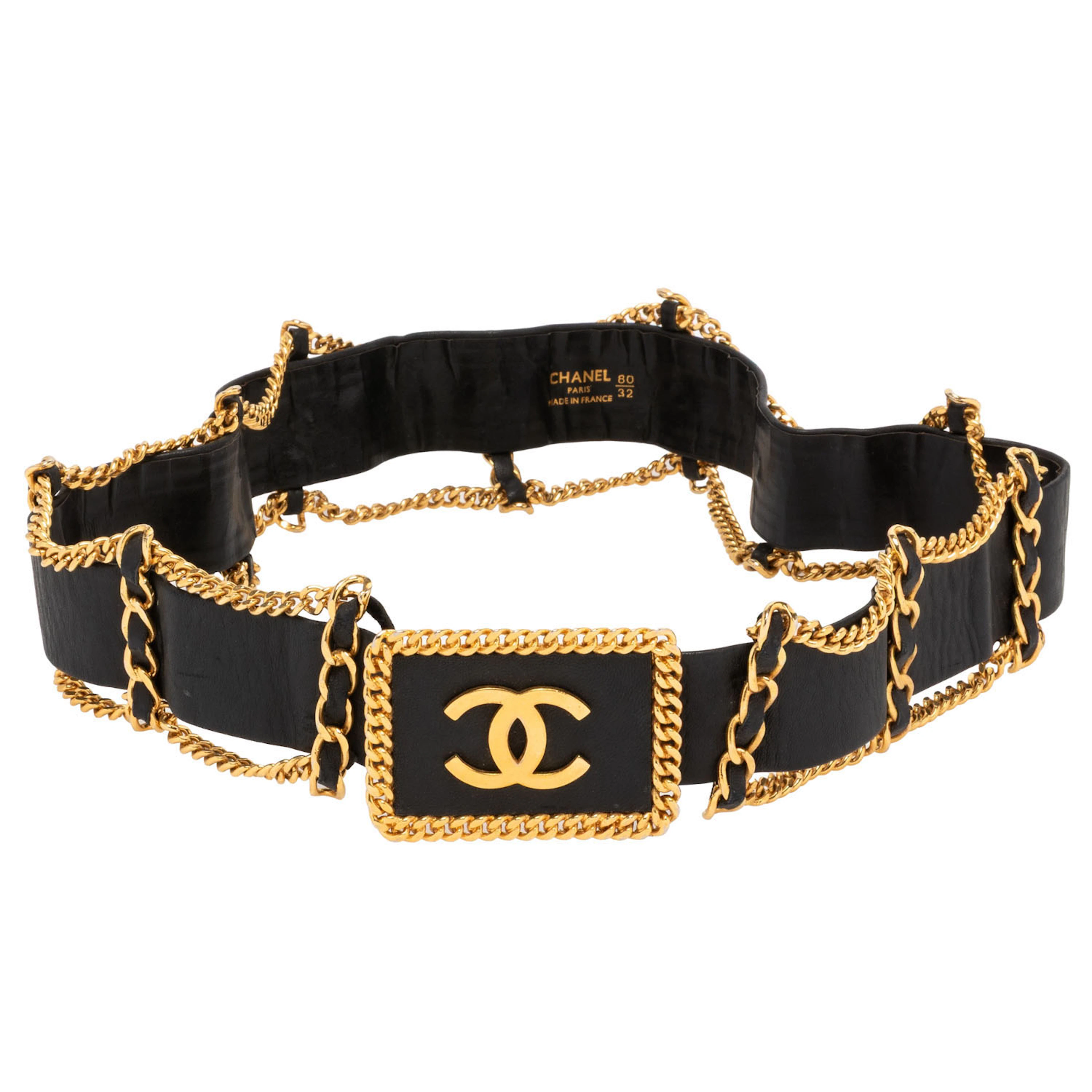 CHANEL VINTAGE Gürtel, L.: 80cm.