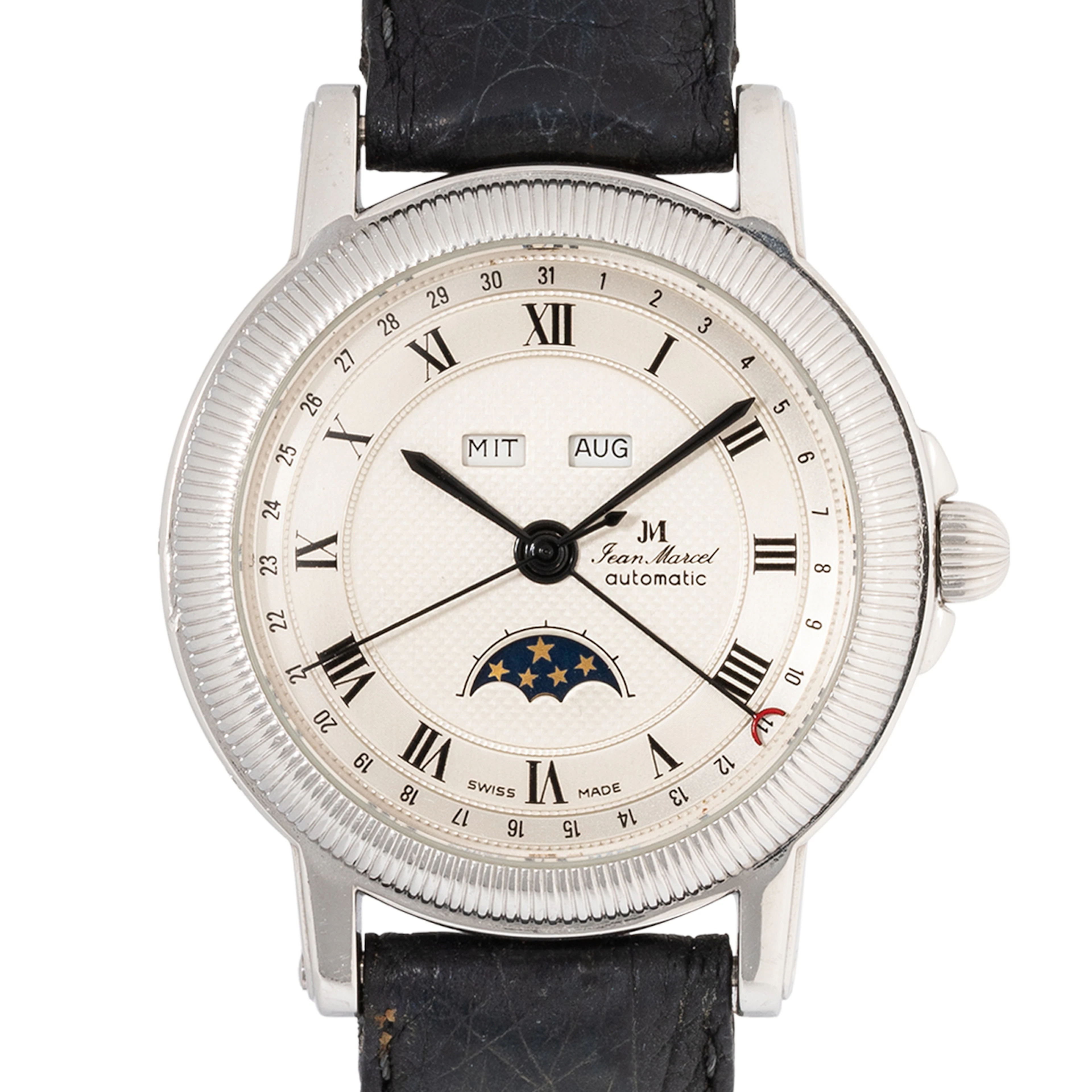 JEAN MARCEL Kalender mit Mondphase Ref. 160.130 Herrenuhr aus den
