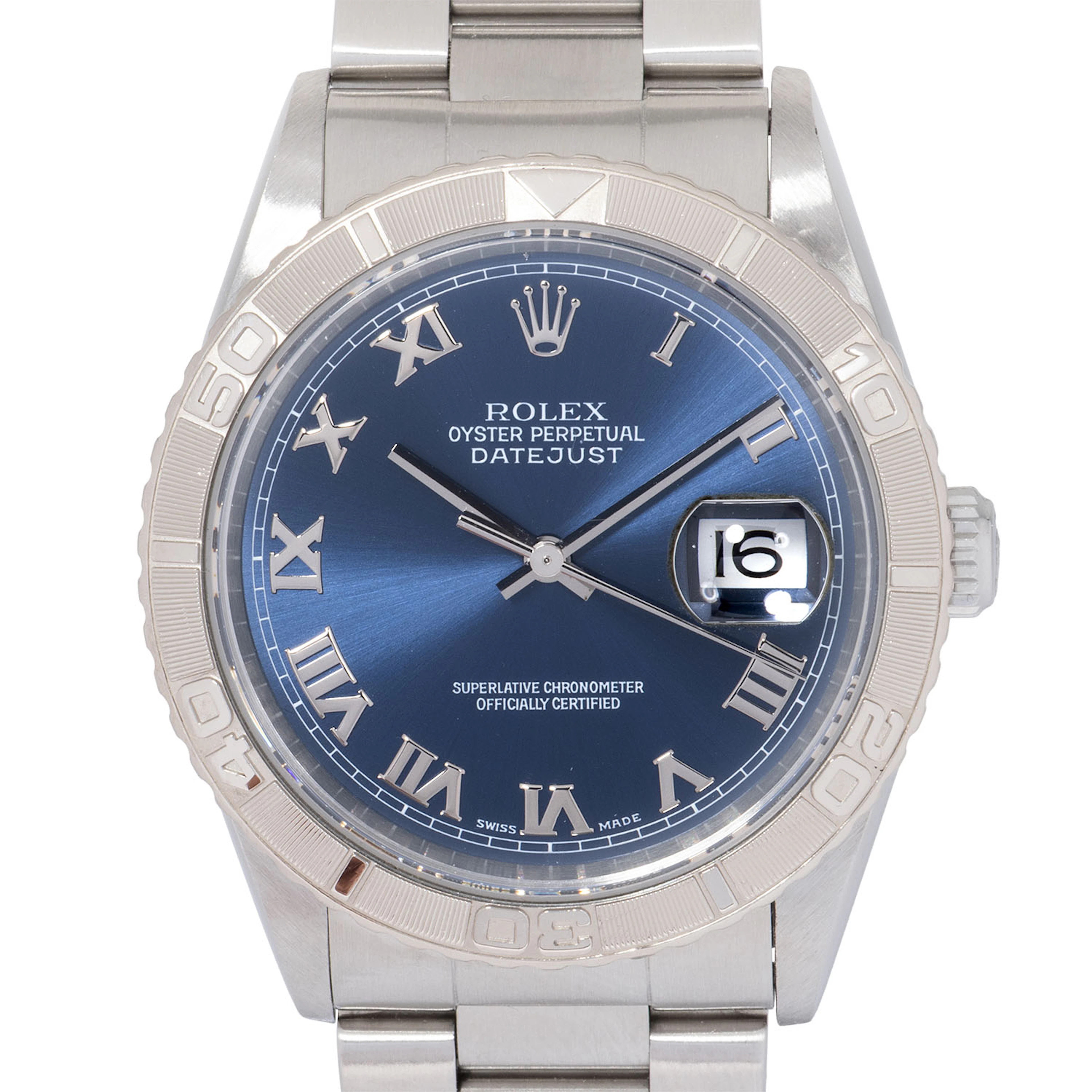 ROLEX Datejust Turn-O-Graph Ref 16264 Herrenuhr von ca. 2001.