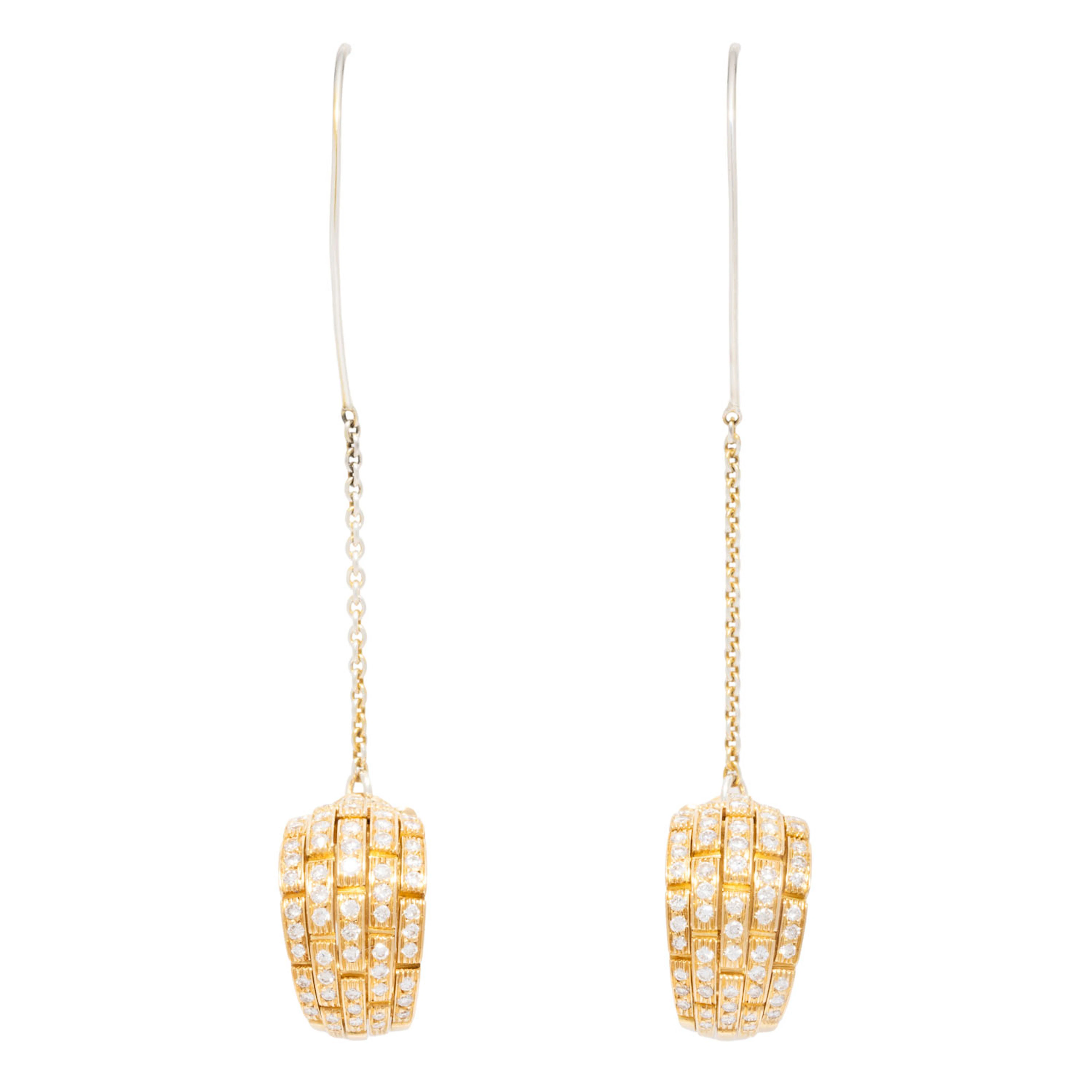 CARTIER Paar Ohrringe "Maillon Pantère"