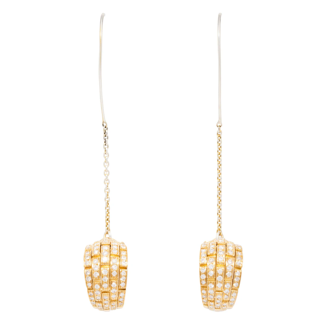 CARTIER Paar Ohrringe "Maillon Pantère"