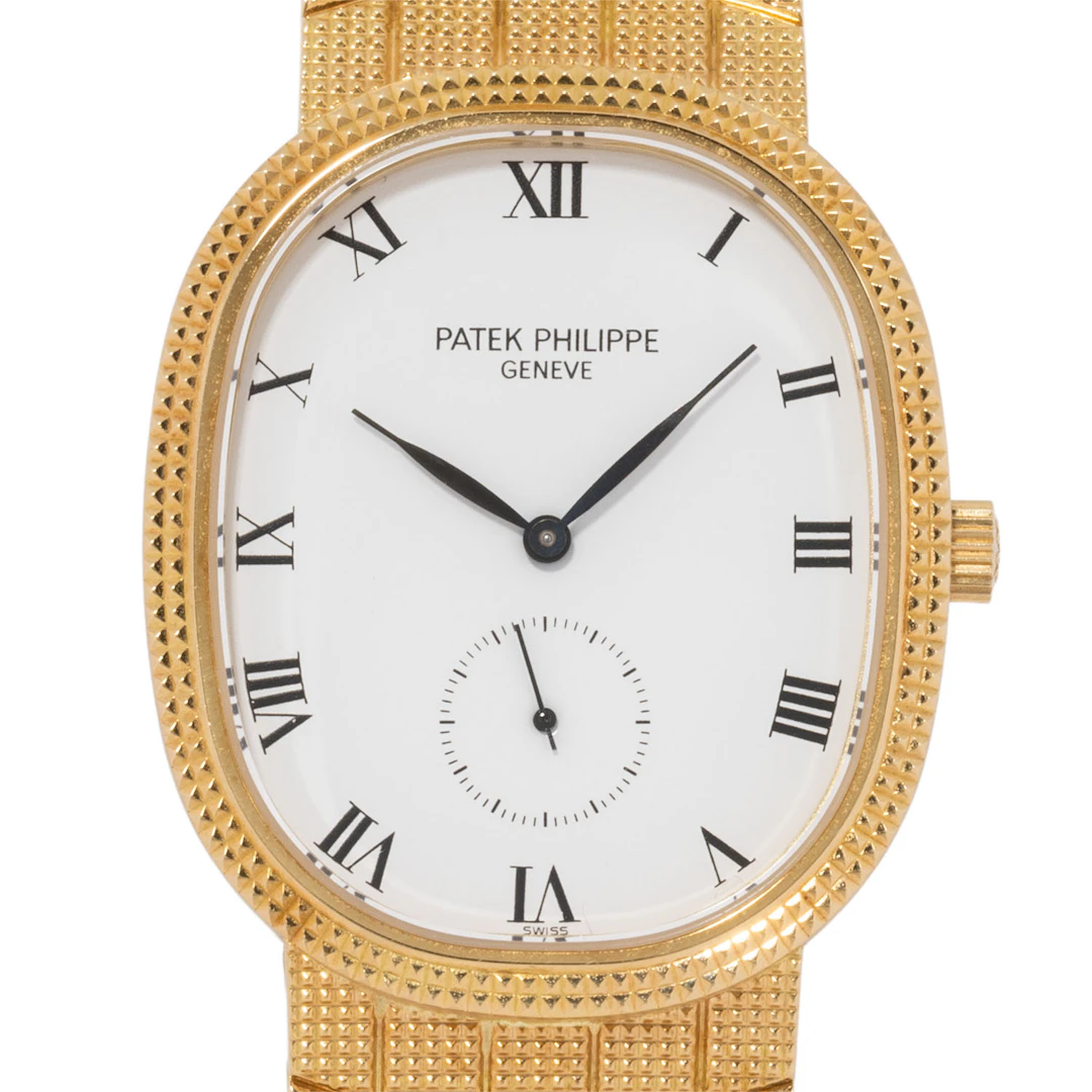 PATEK PHILIPPE sehr seltene Vintage Ellipse D'or "Hobnail" Herrenuhr