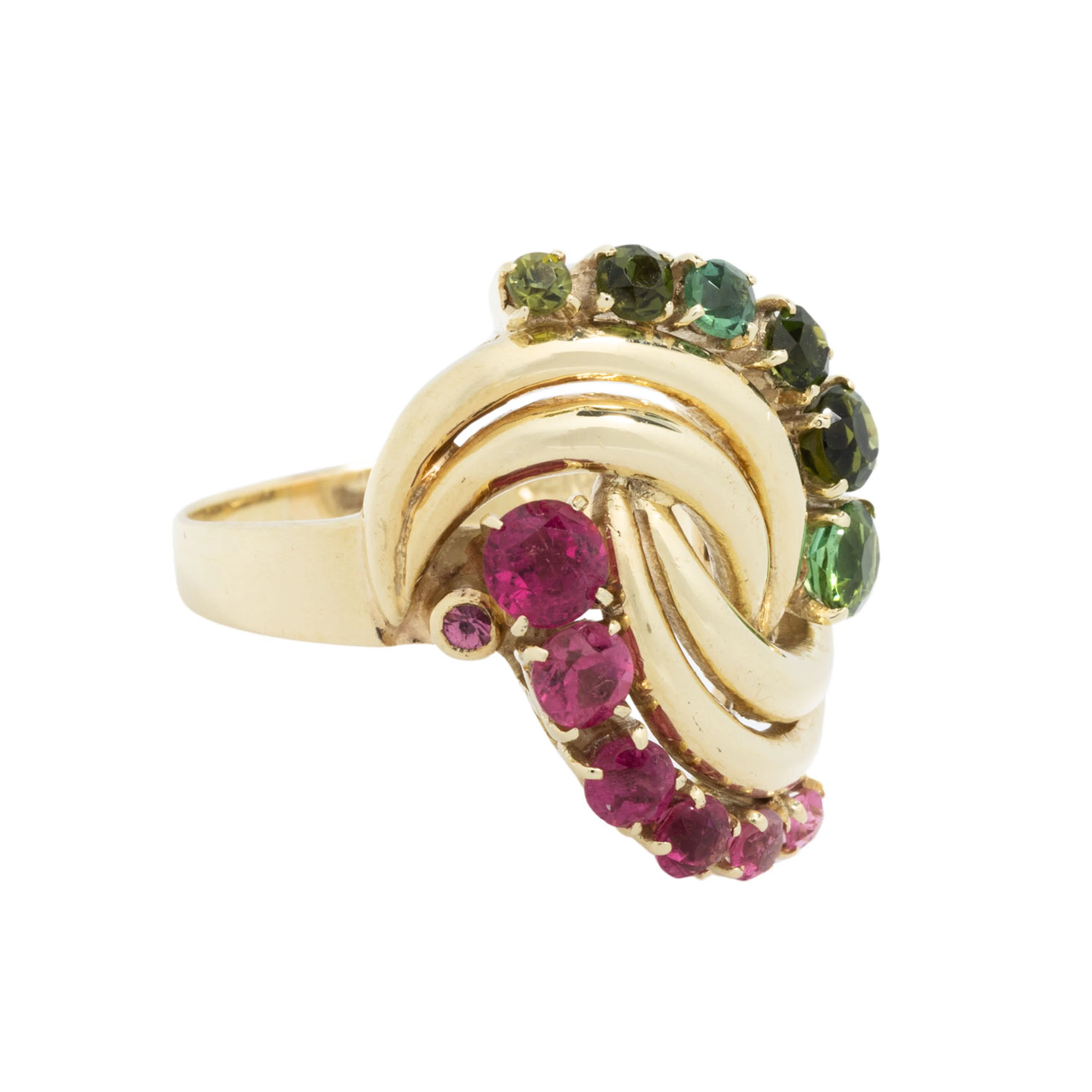 THEODOR FAHRNER Ring mit Turmalinen