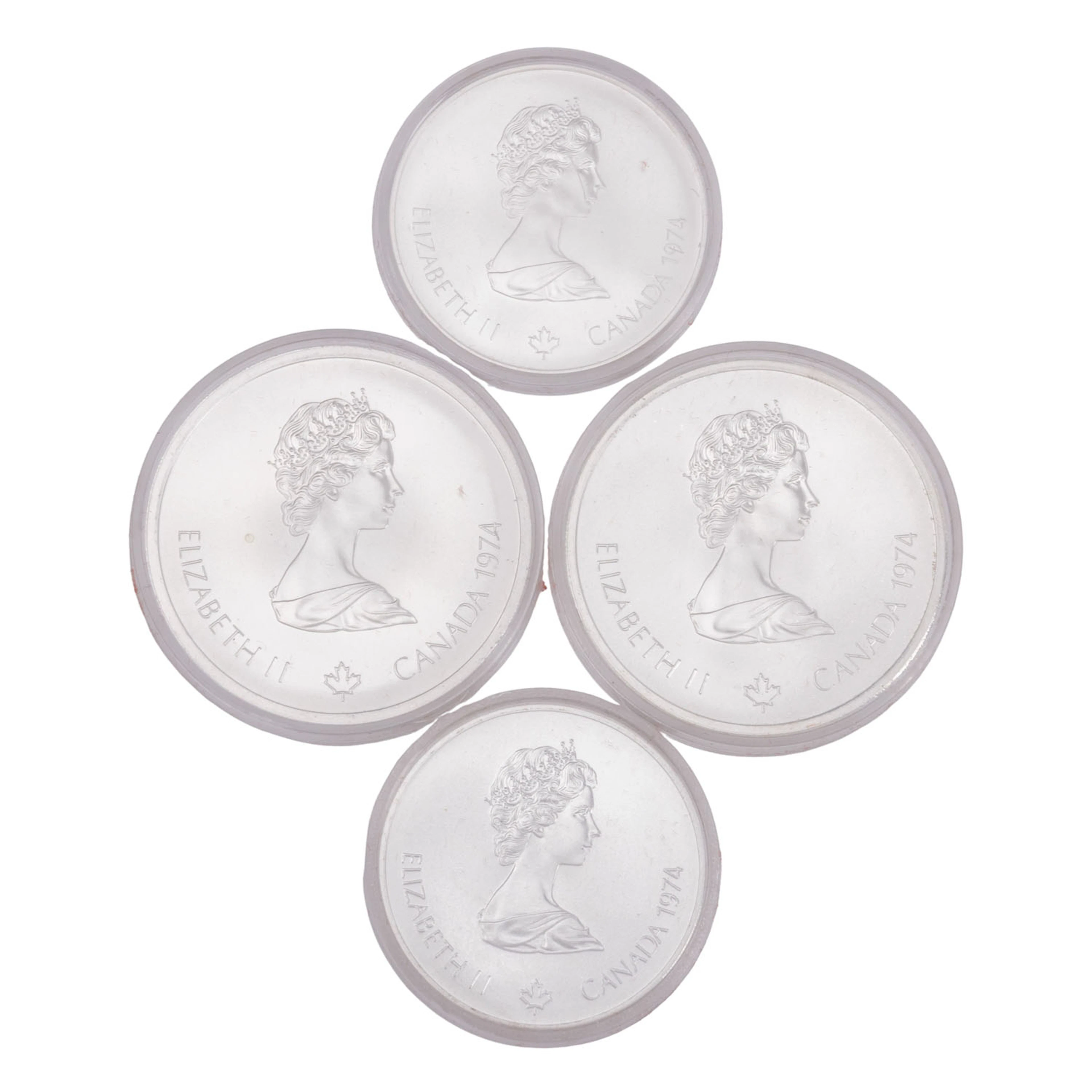Kanada/SILBER - Olympische Spiele Montreal 1976 Set