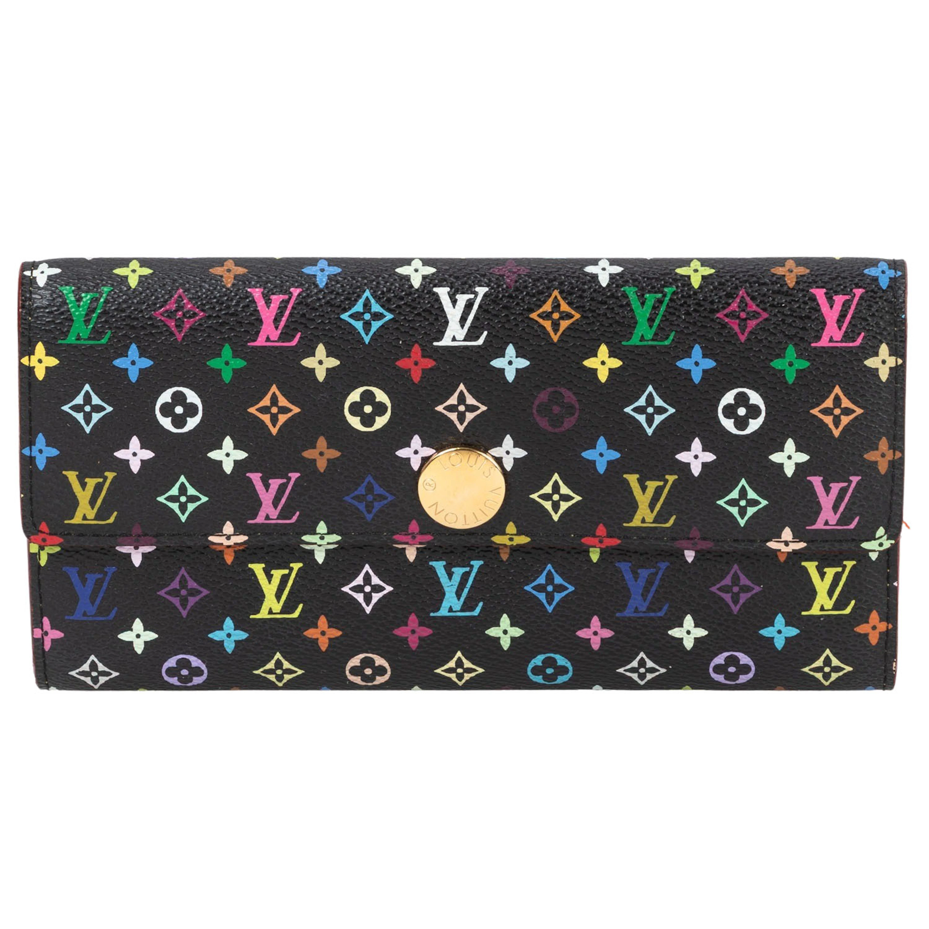 LOUIS VUITTON Portemonnaie "SARAH MULTICOLOR", Koll.: 2005.