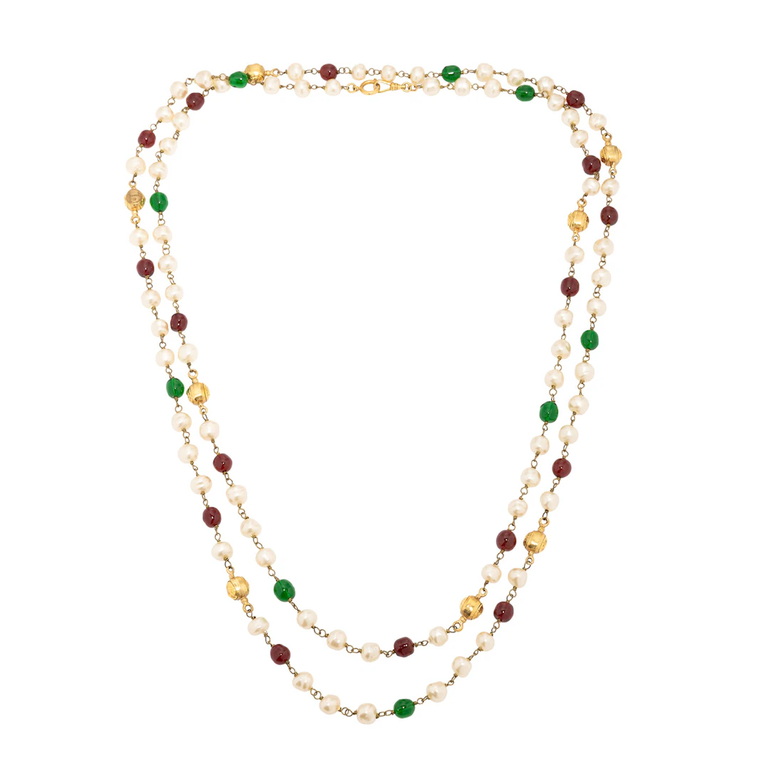 CHANEL VINTAGE Modeschmuckkette, Kollektion 1971 - 1980.