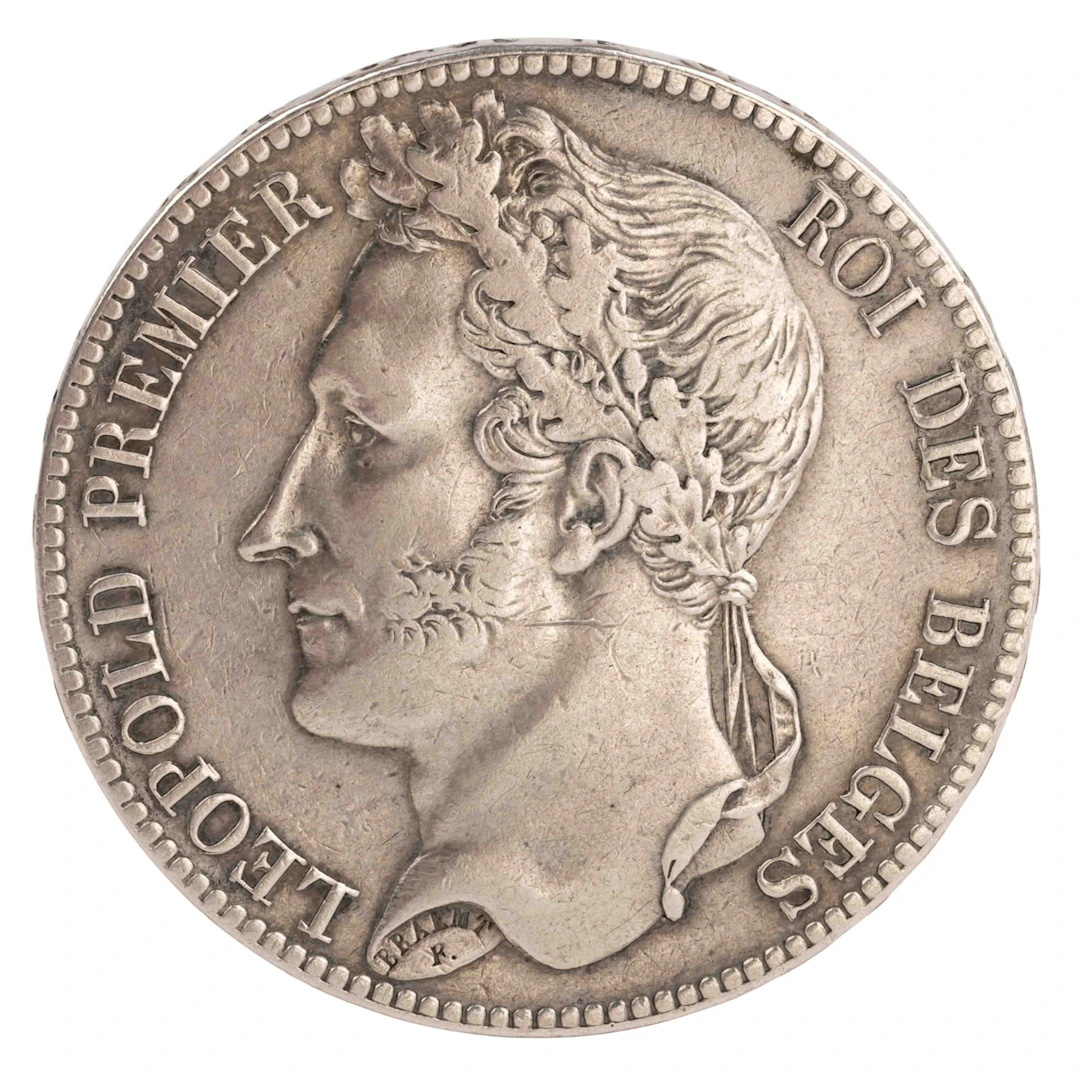 Belgien/SILBER - Léopold, 5 Francs 1847
