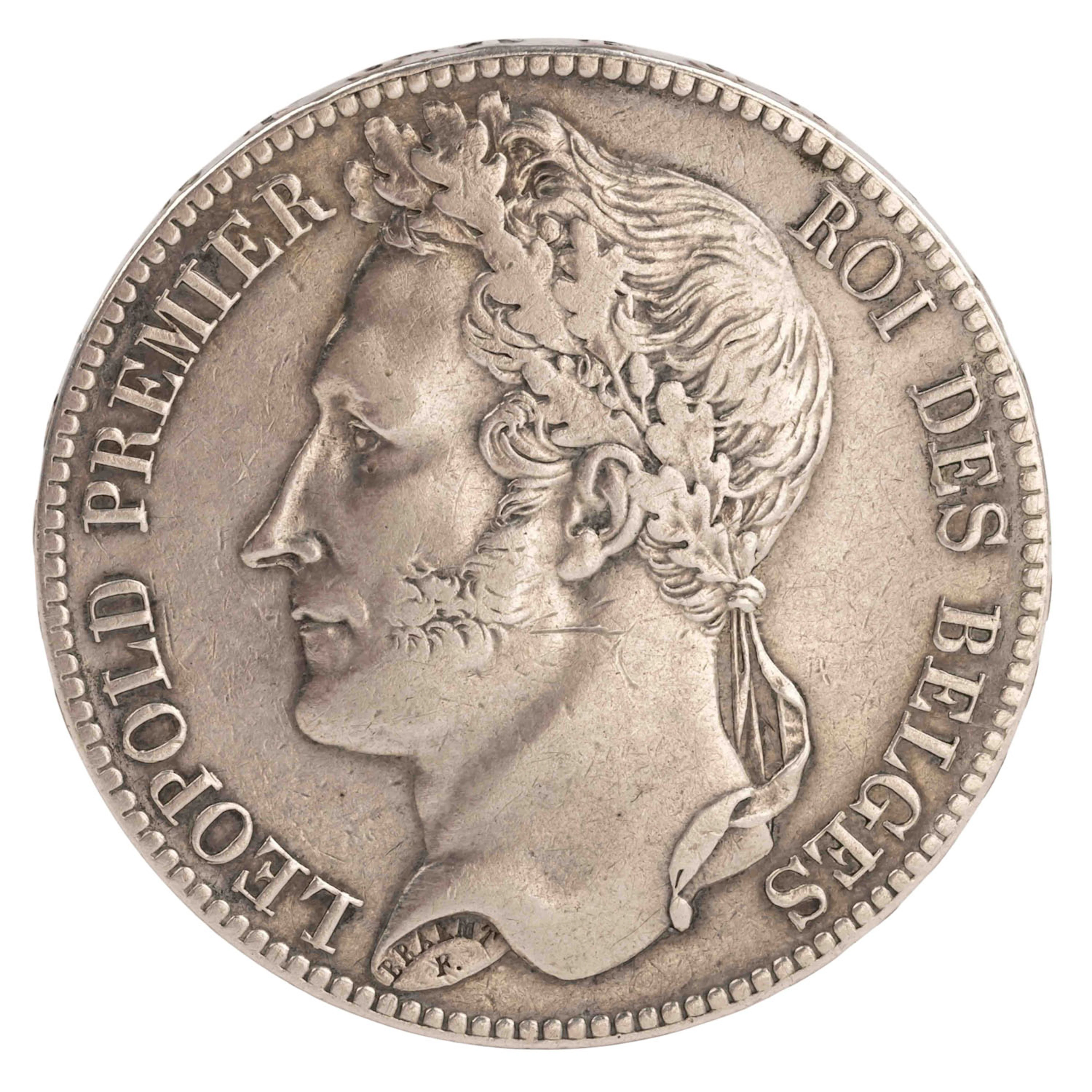 Belgien/SILBER - Léopold, 5 Francs 1847