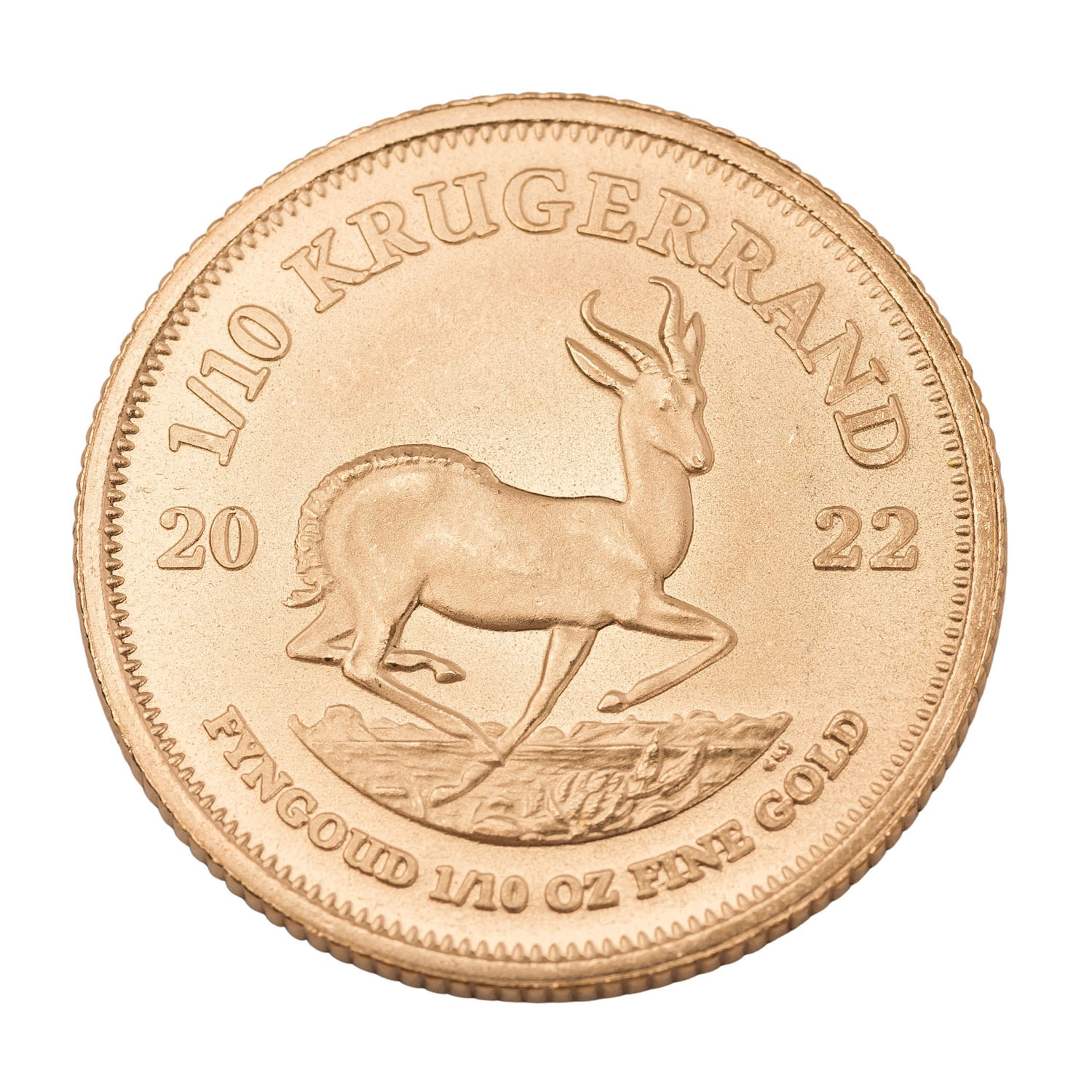 Südafrika /GOLD - 1/10 oz Krügerrand 2022