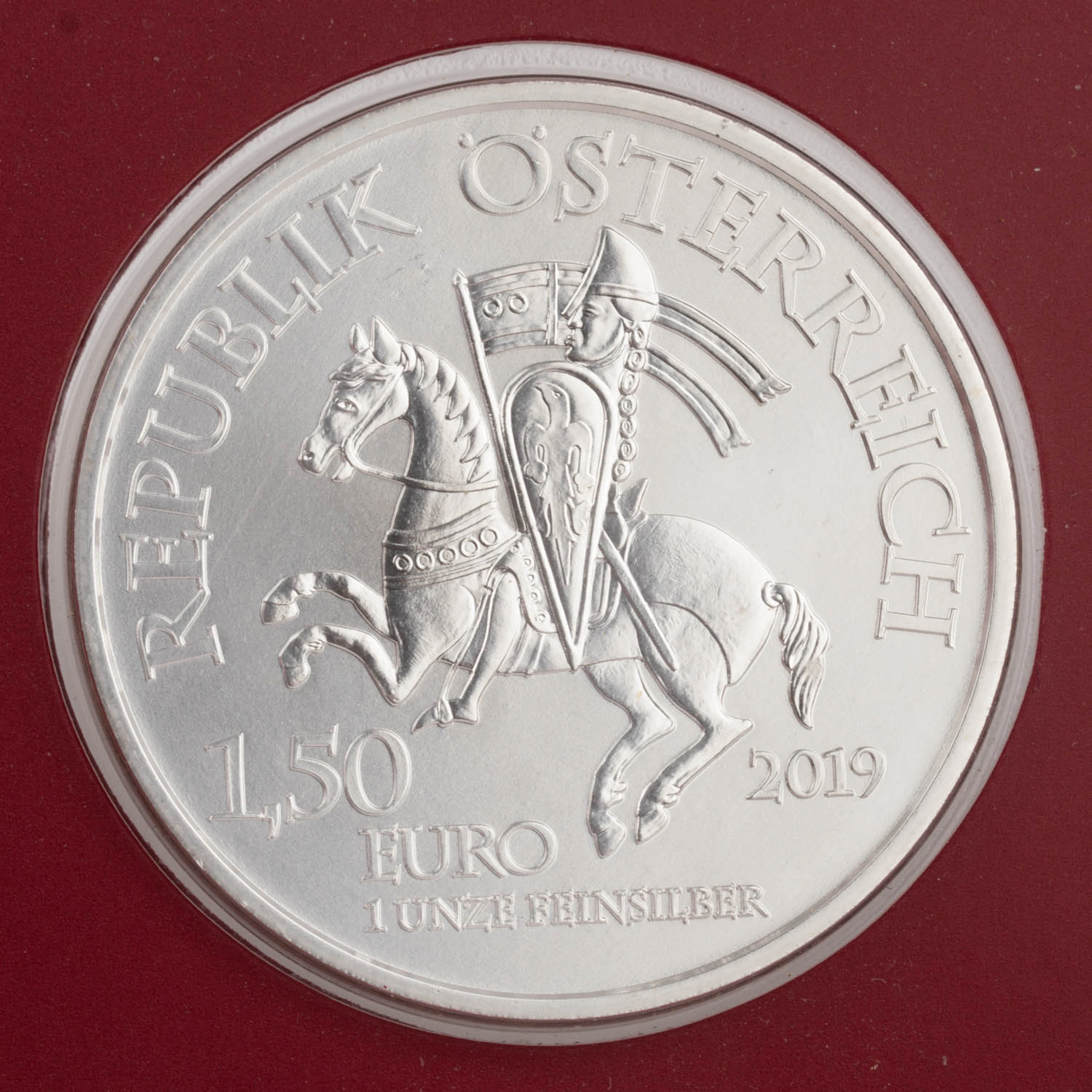 Österreich/SILBER - 3 x 1,50 Euro, Jubiläumsunzen 2019