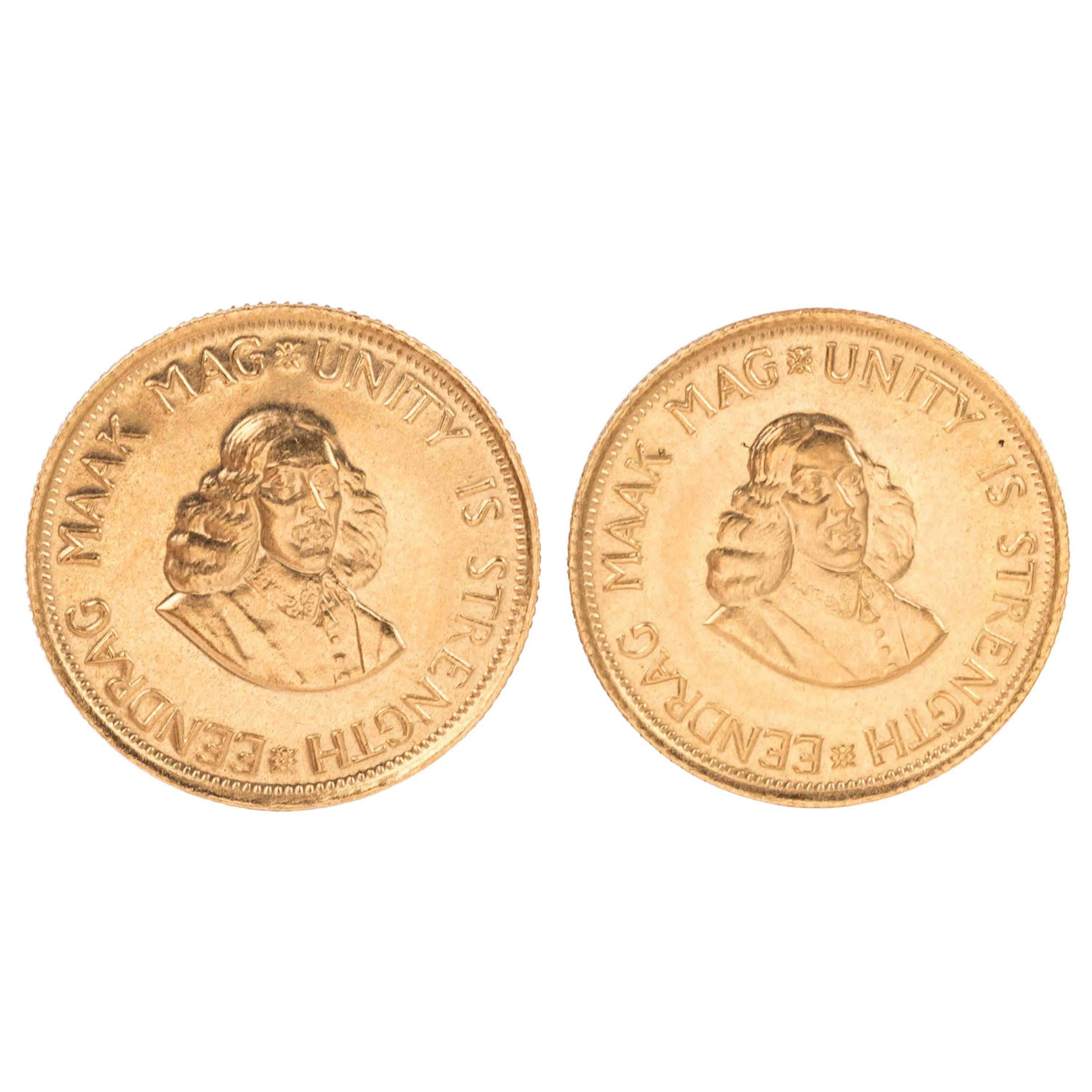 Südafrika/GOLD – 2 x 2 Rand 1976