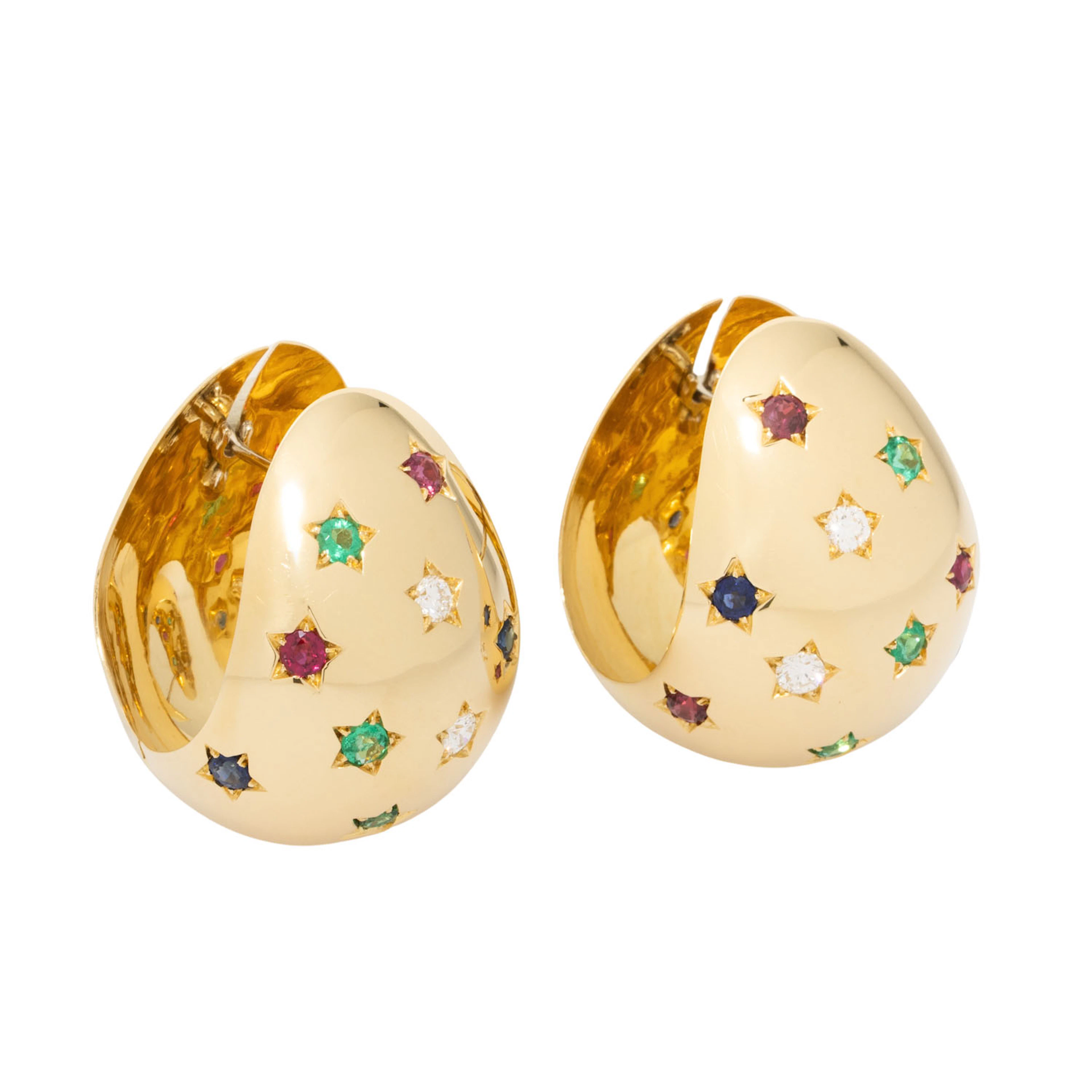 PASQUALE BRUNI Paar opulente Vintage-Creolen