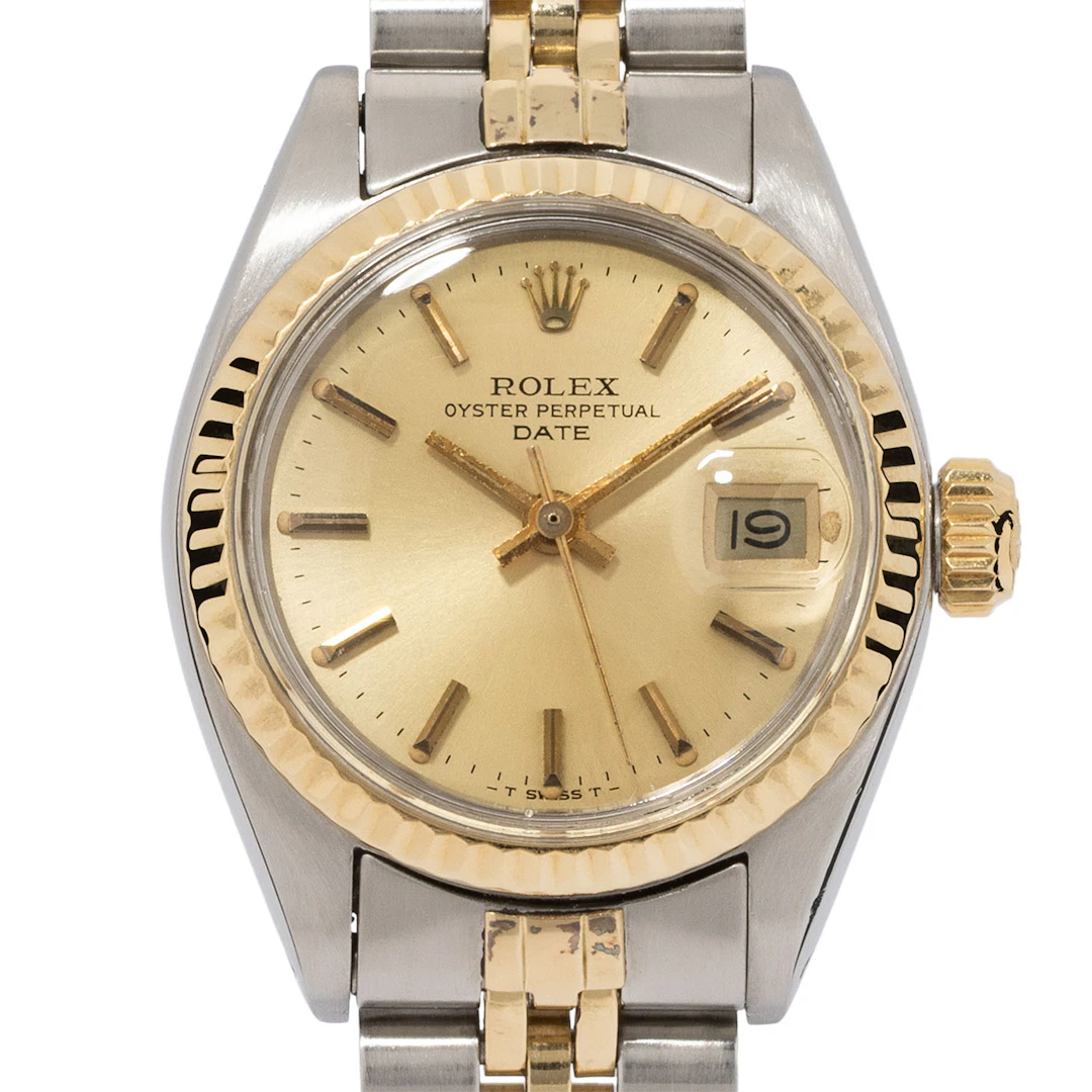 ROLEX Lady Date 26 Ref. 6917 Damenuhr mit neuer Revision und Box von ca. 1980.