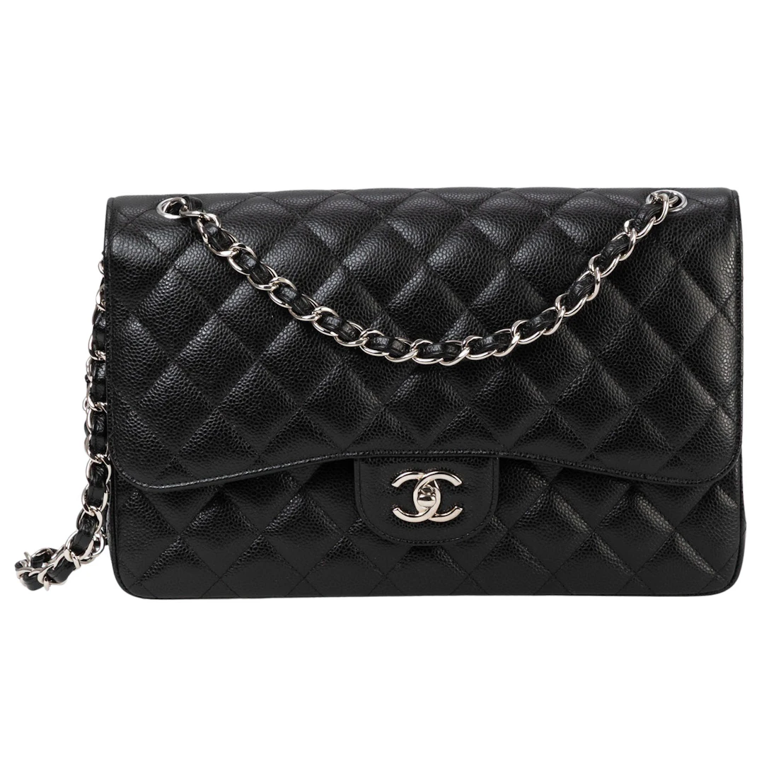 CHANEL Schultertasche "GROSSE KLASSISCHE TASCHE JUMBO".