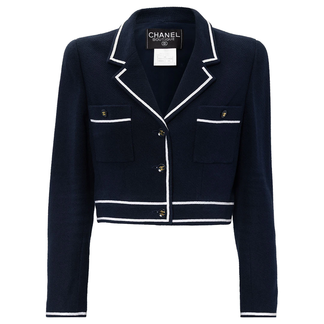 CHANEL BOUTIQUE VINTAGE Jacke, Gr. ca. 38/40, Koll.: P1995.