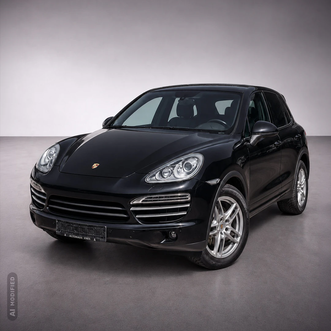 PORSCHE Cayenne S Hybrid schwarz mit 380 PS Bj. 2012. Classic Data 4