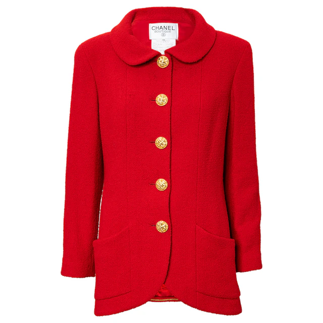 CHANEL BOUTIQUE VINTAGE Jacke, Gr. ca. 38/40, Koll.: 1992/29.