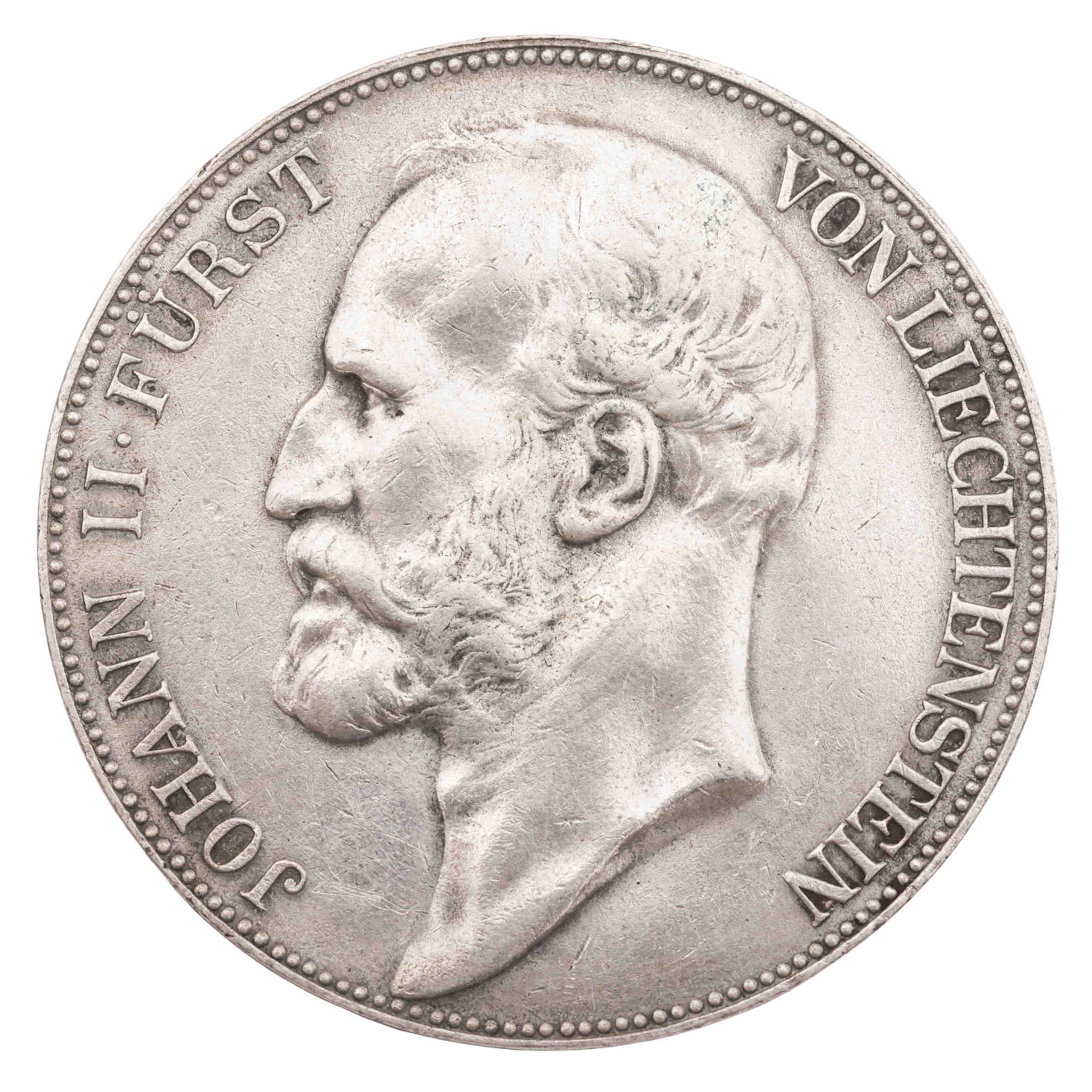 Liechtenstein/SILBER – 5 Kronen 1900, Johannes II. (1858-1929)