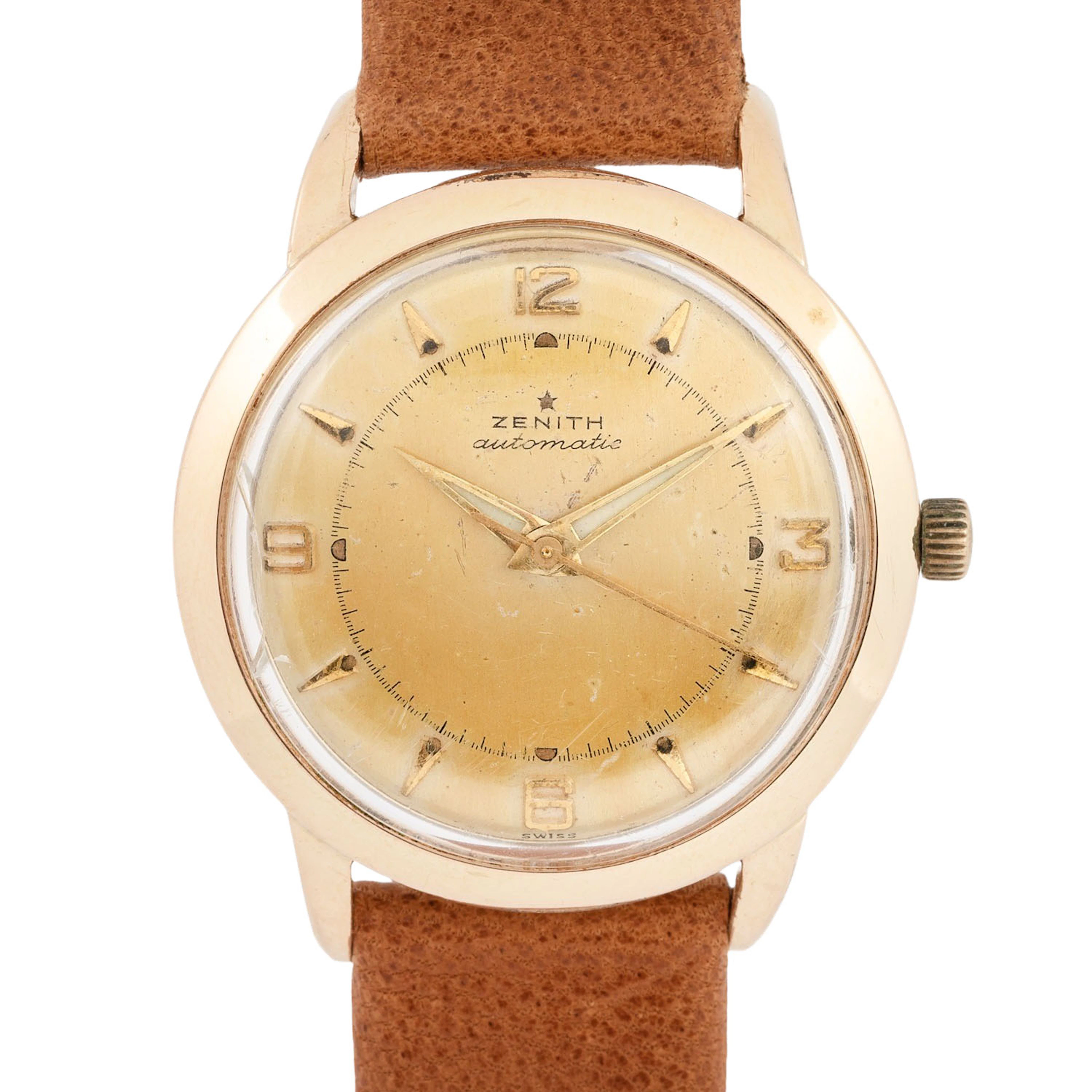 ZENITH Vintage Bumper Automatic Herrenuhr ca. 50er Jahre