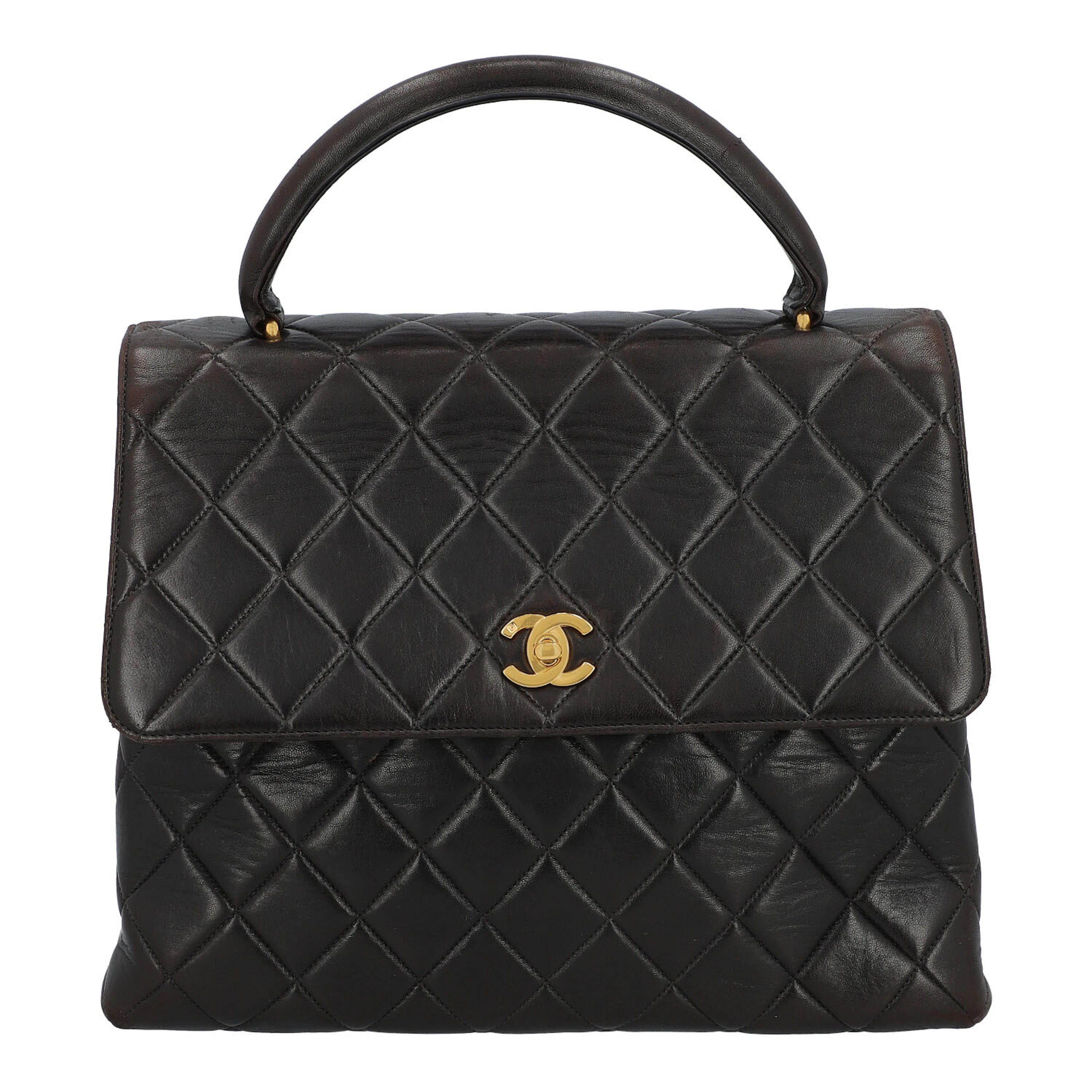 CHANEL VINTAGE Henkeltasche "TOP HANDLE", Koll.: 1996-1997.