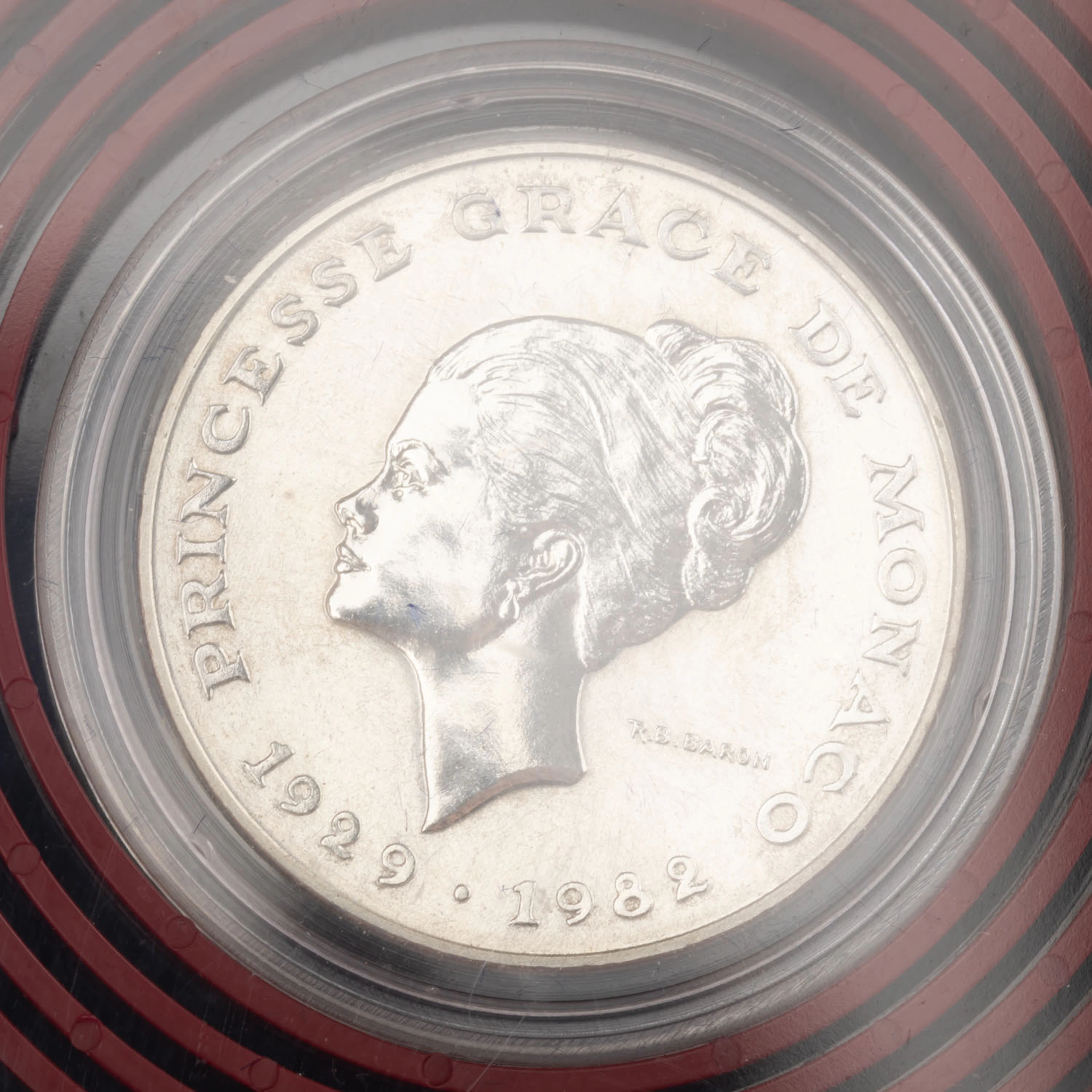 Monaco - Rainer III. 10 Francs 1982 Grace Kelly