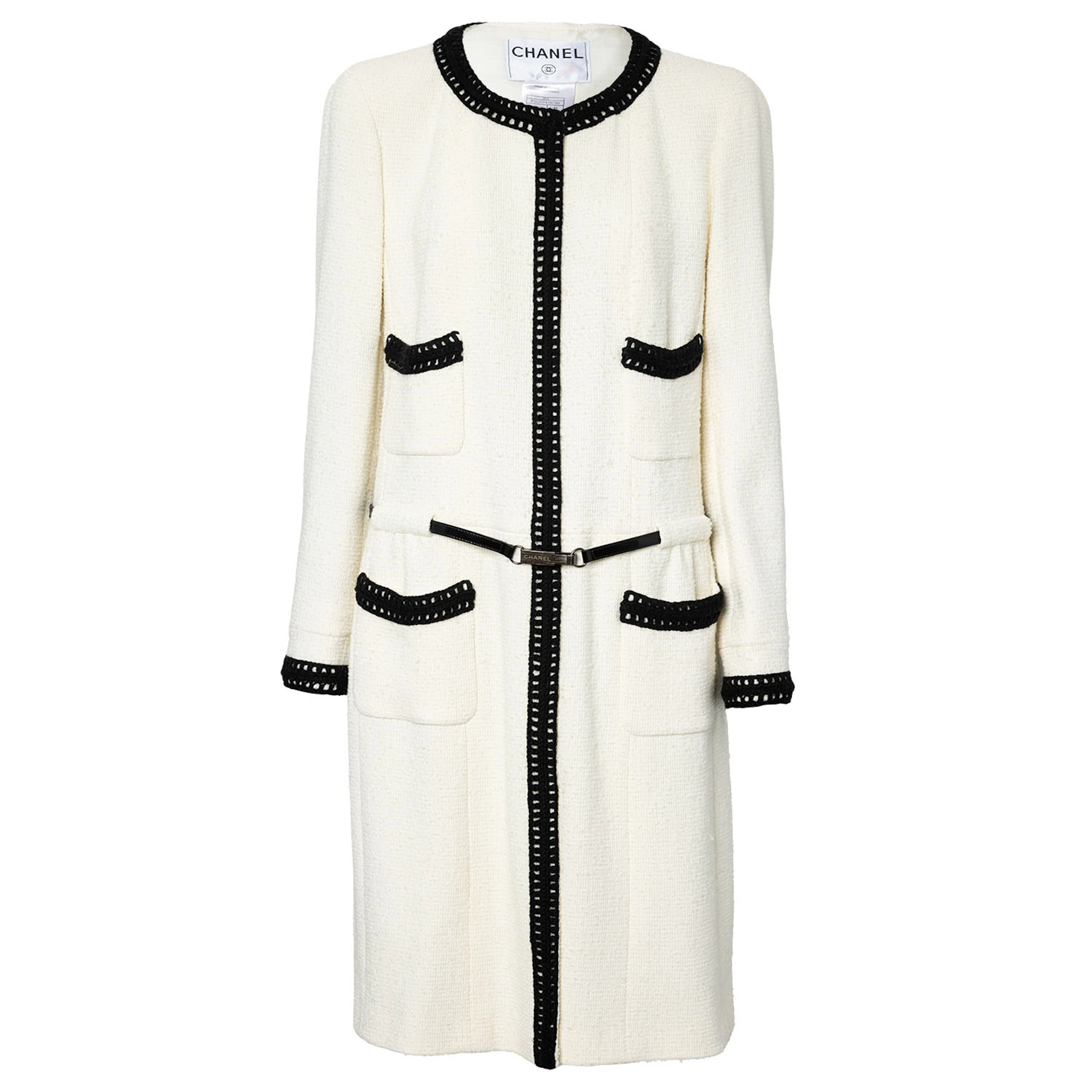 CHANEL BOUTIQUE VINTAGE Mantel, Gr. ca. 38/40, Koll.: A2000.