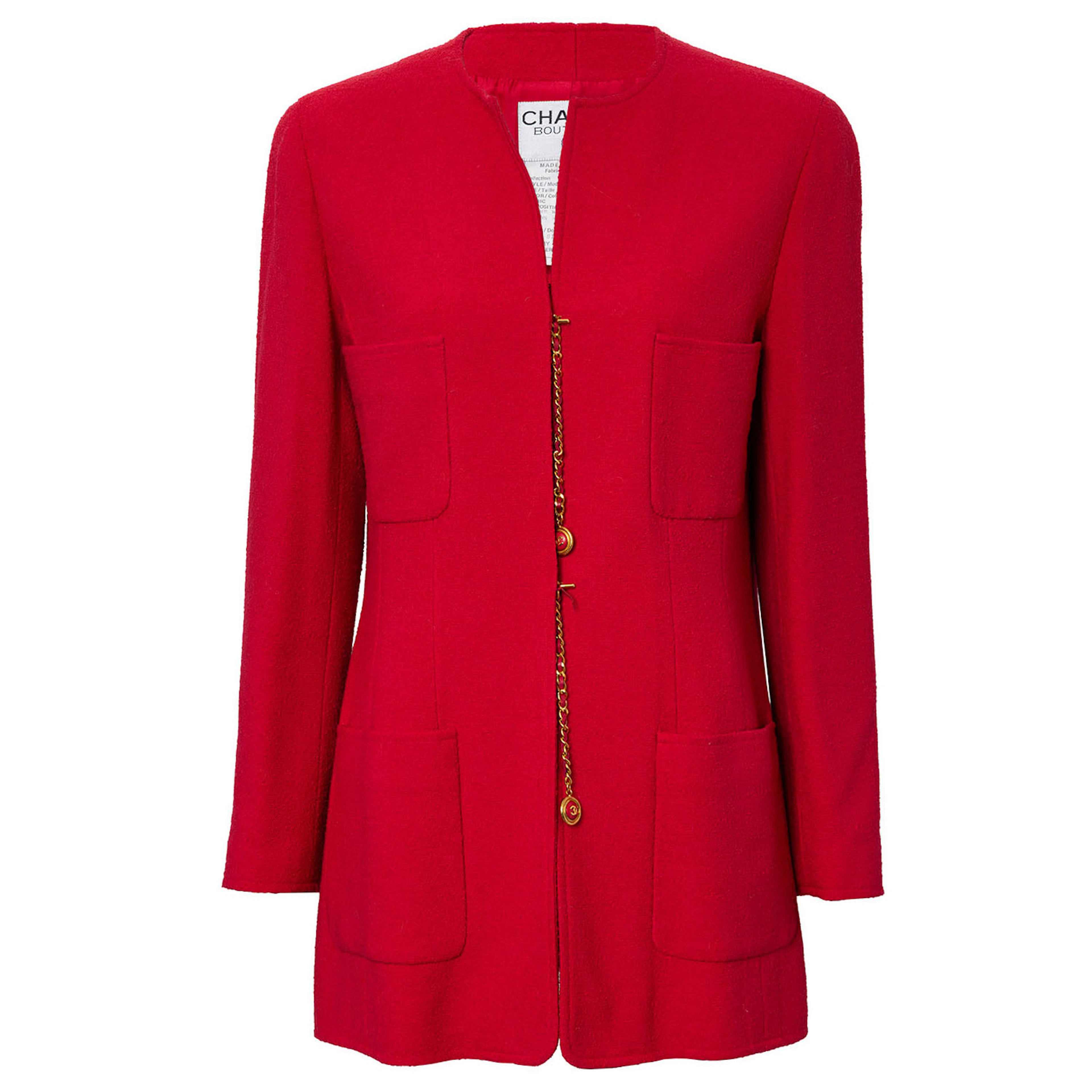 CHANEL BOUTIQUE VINTAGE Jacke, Gr. ca. 38/40, Koll.: C1994.