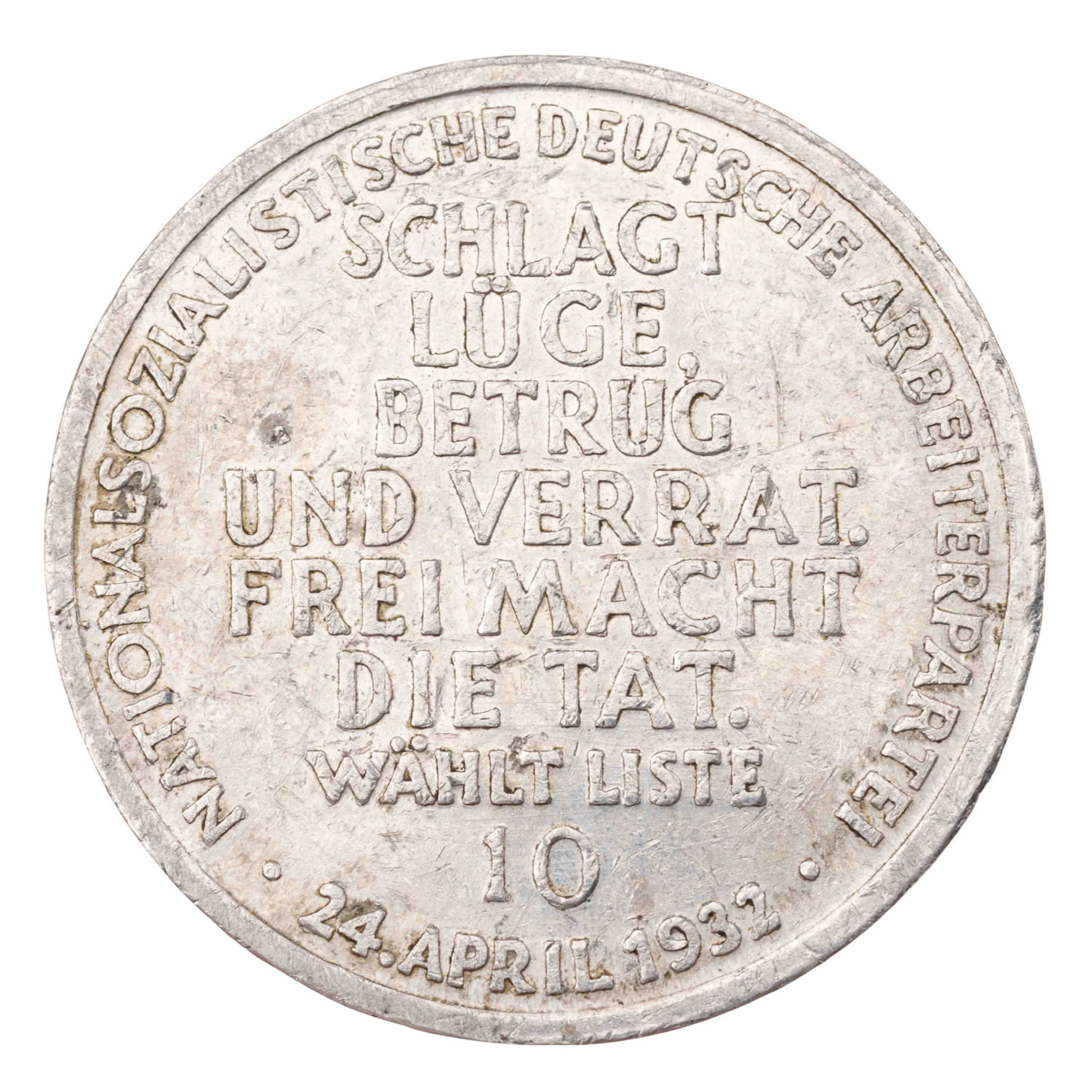 Deutsches Reich 1933-45 – Propagandamedaille der NSDAP 1932