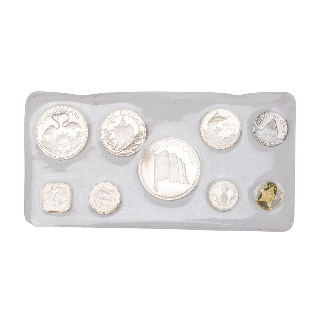 Bahamas/SILBER – Proof Set Franklin Mint 1974