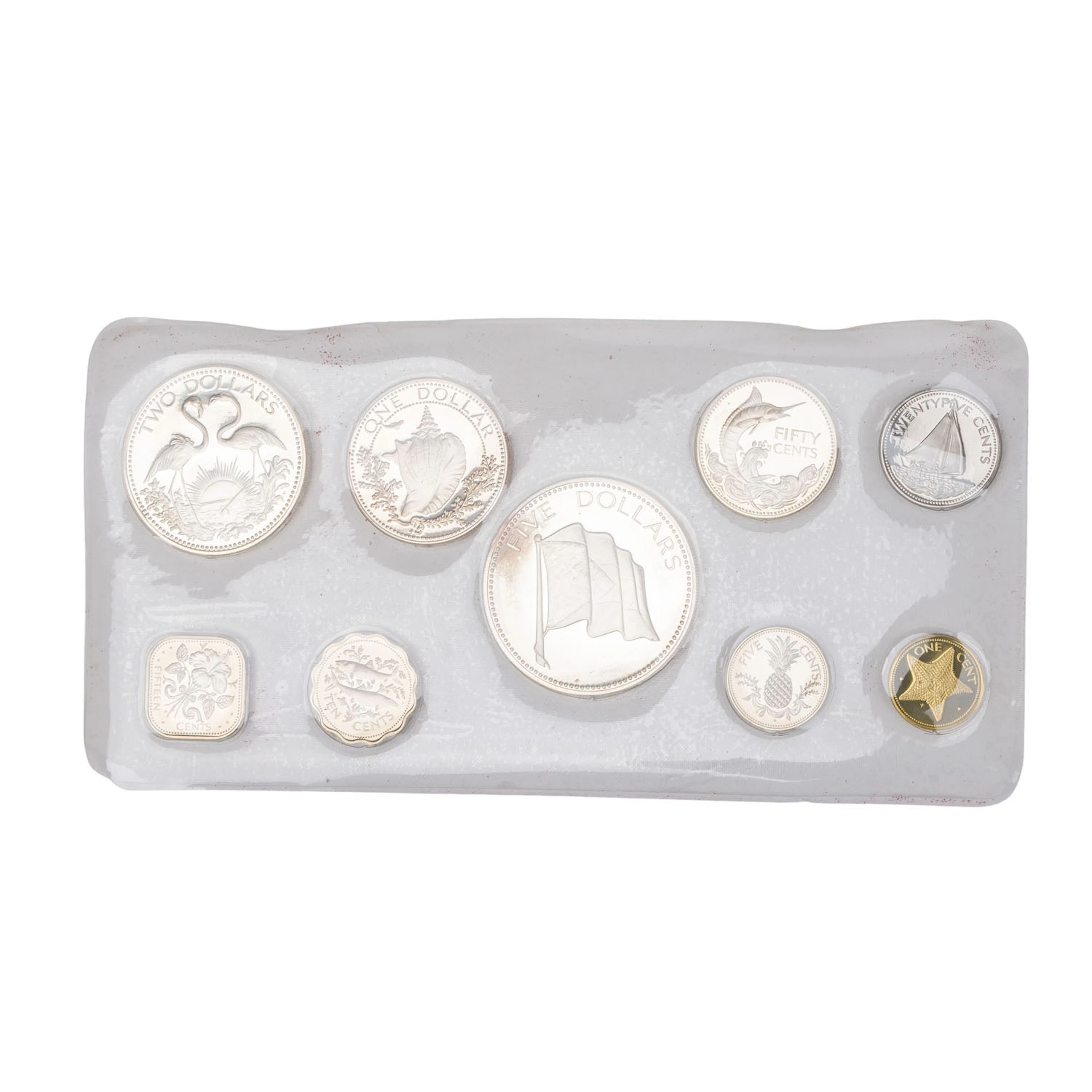 Bahamas/SILBER – Proof Set Franklin Mint 1974