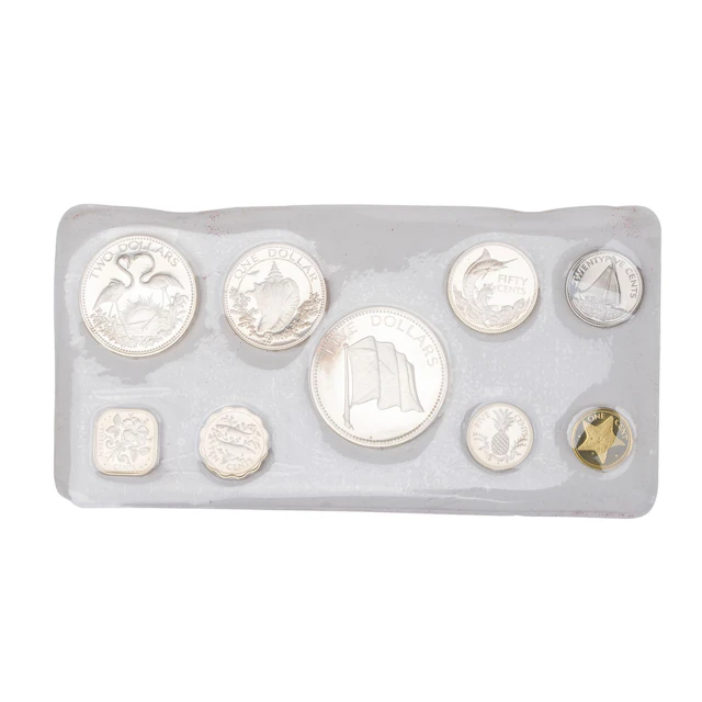 Bahamas/SILBER – Proof Set Franklin Mint 1974