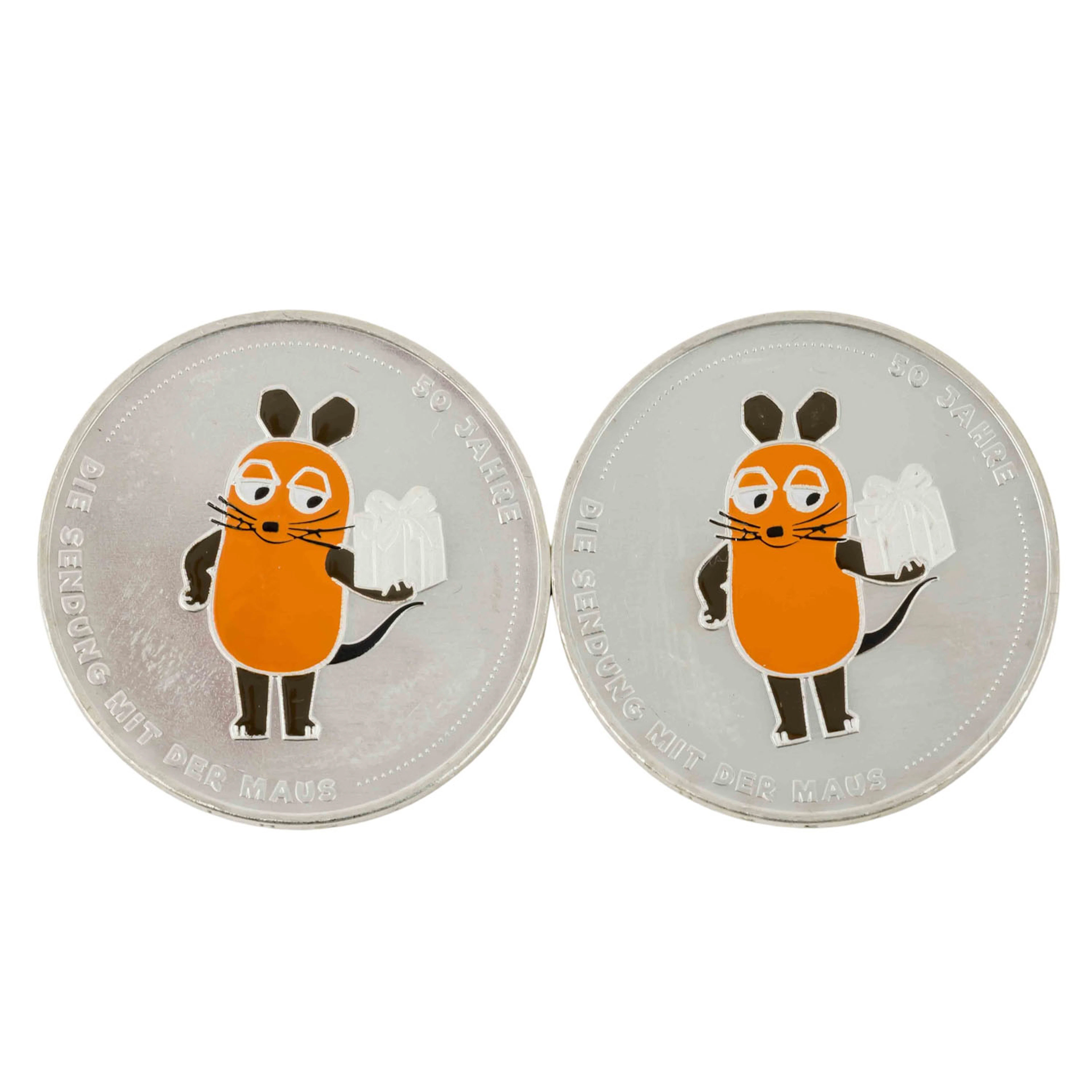 BRD /SILBER - 2 x 20 € 'Die Sendung mit der Maus' 2021