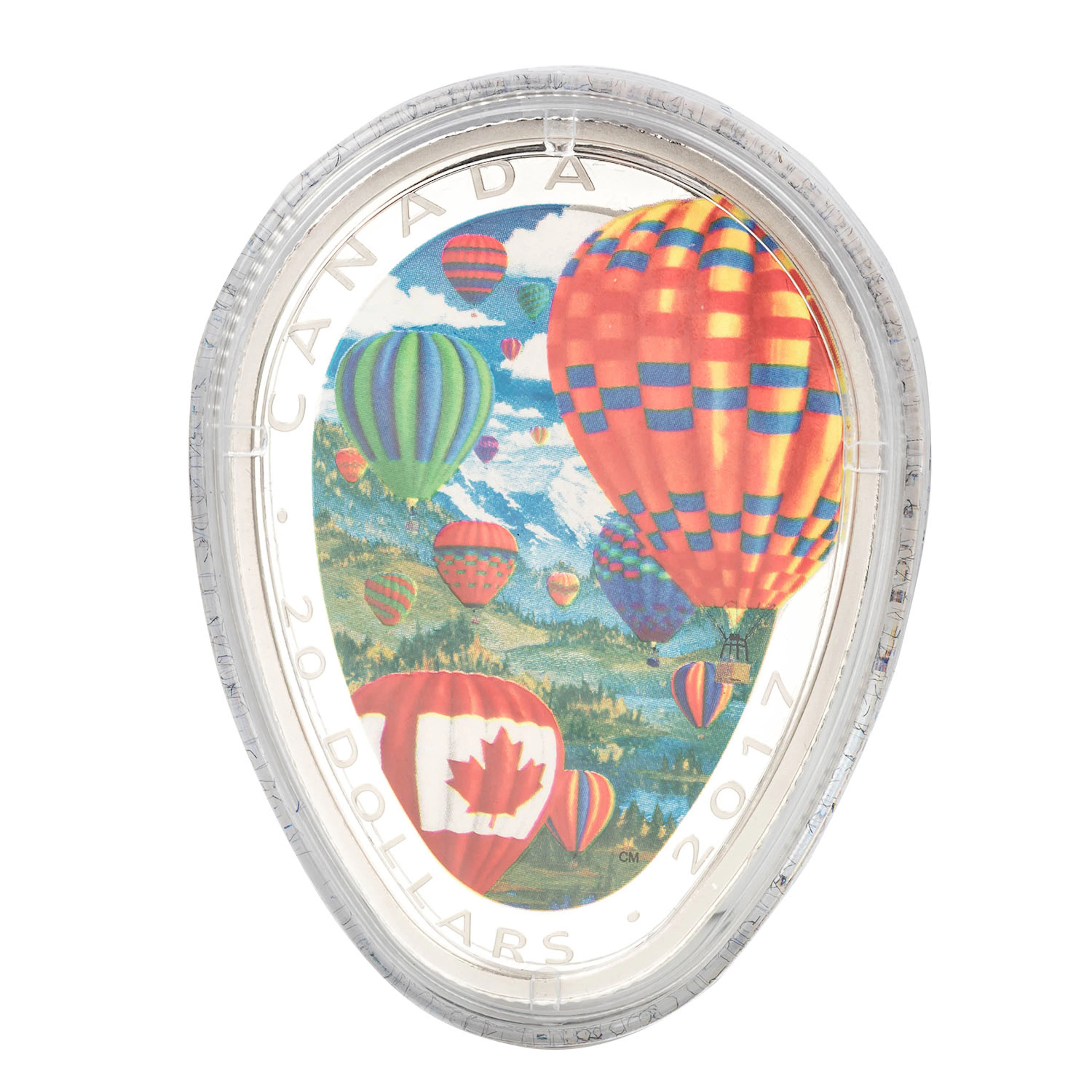 Kanada - 20 Dollars 2017, Hot Air Balloons