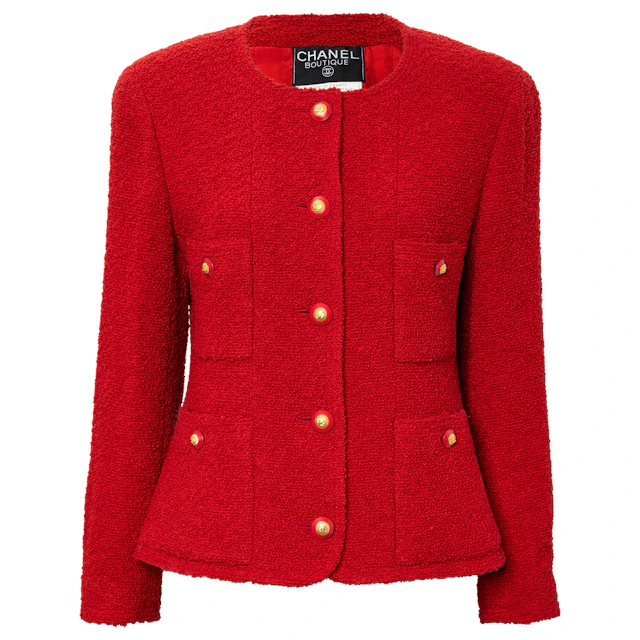 CHANEL BOUTIQUE VINTAGE Jacke, Gr. ca. 38/40, Koll.: A1993.