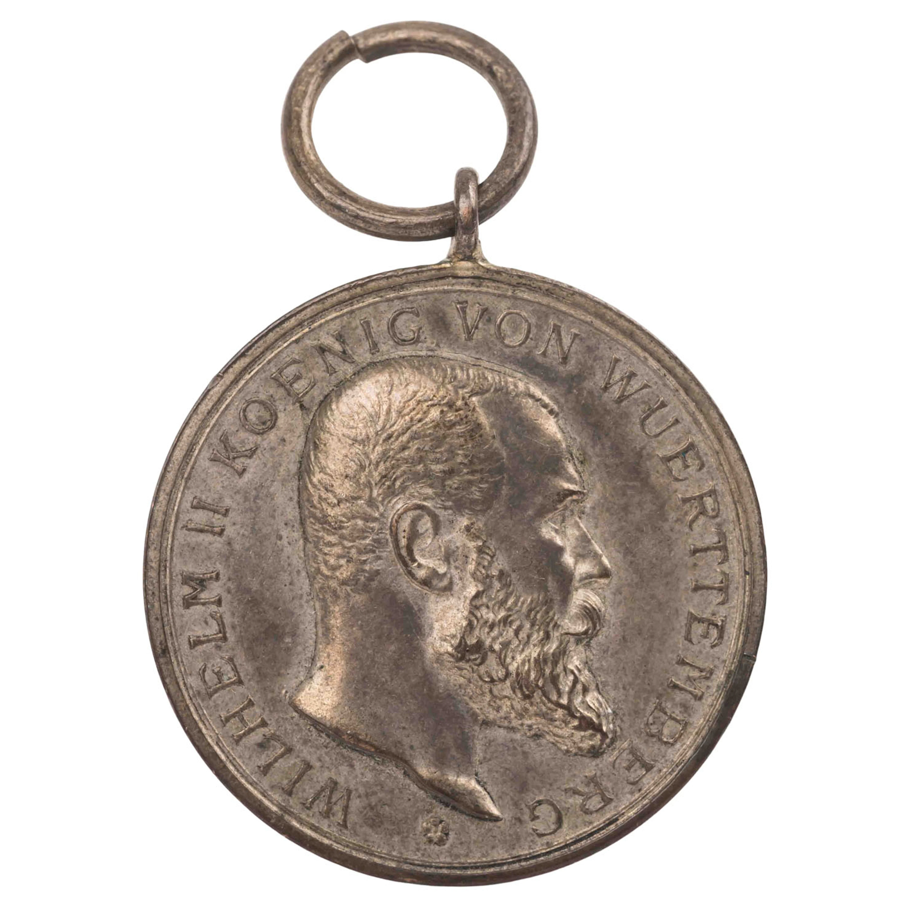 Württemberg – Silberne Militärverdienstmedaille, Für Tapferkeit und Treue