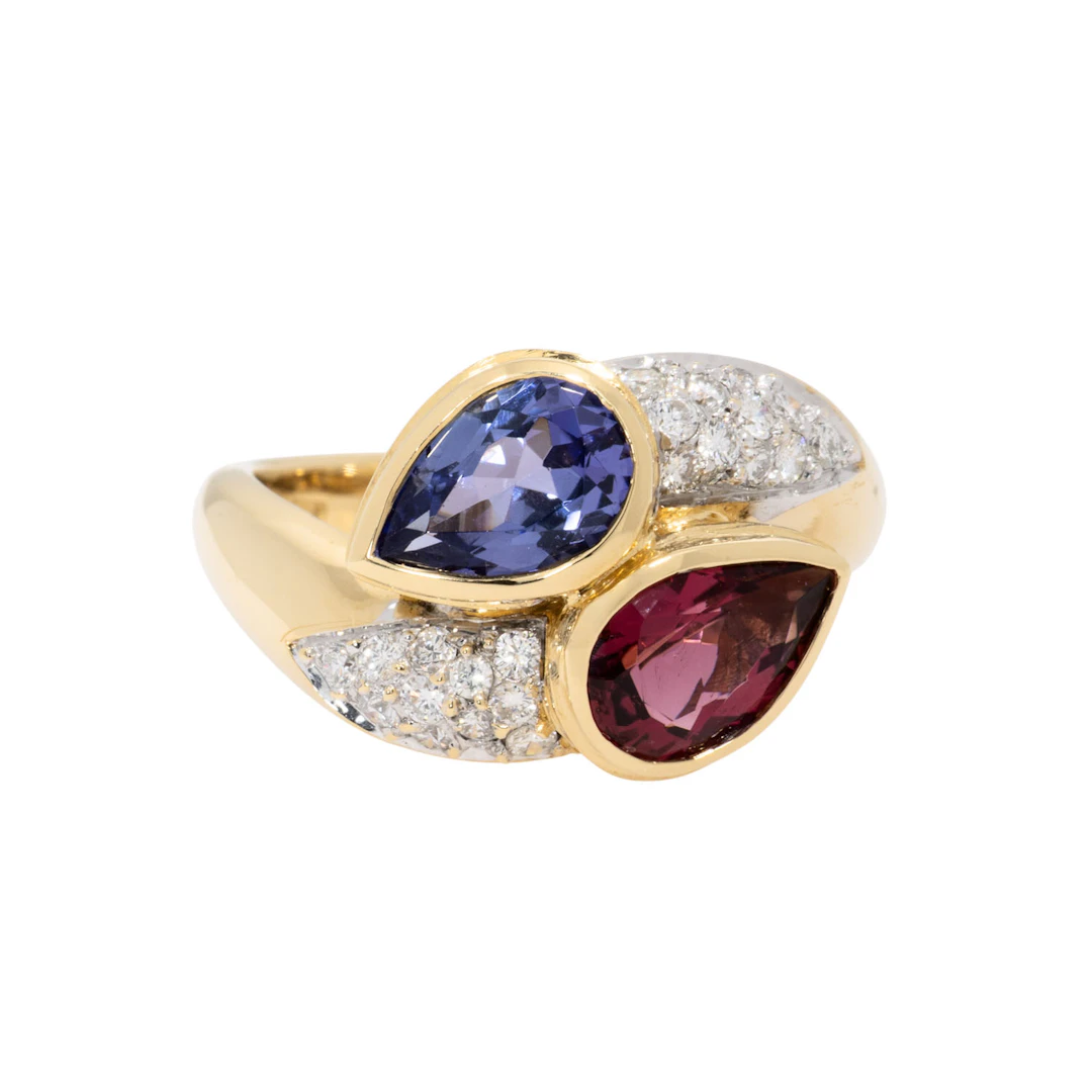 Ring mit Brillanten von zus. ca. 0,35 ct