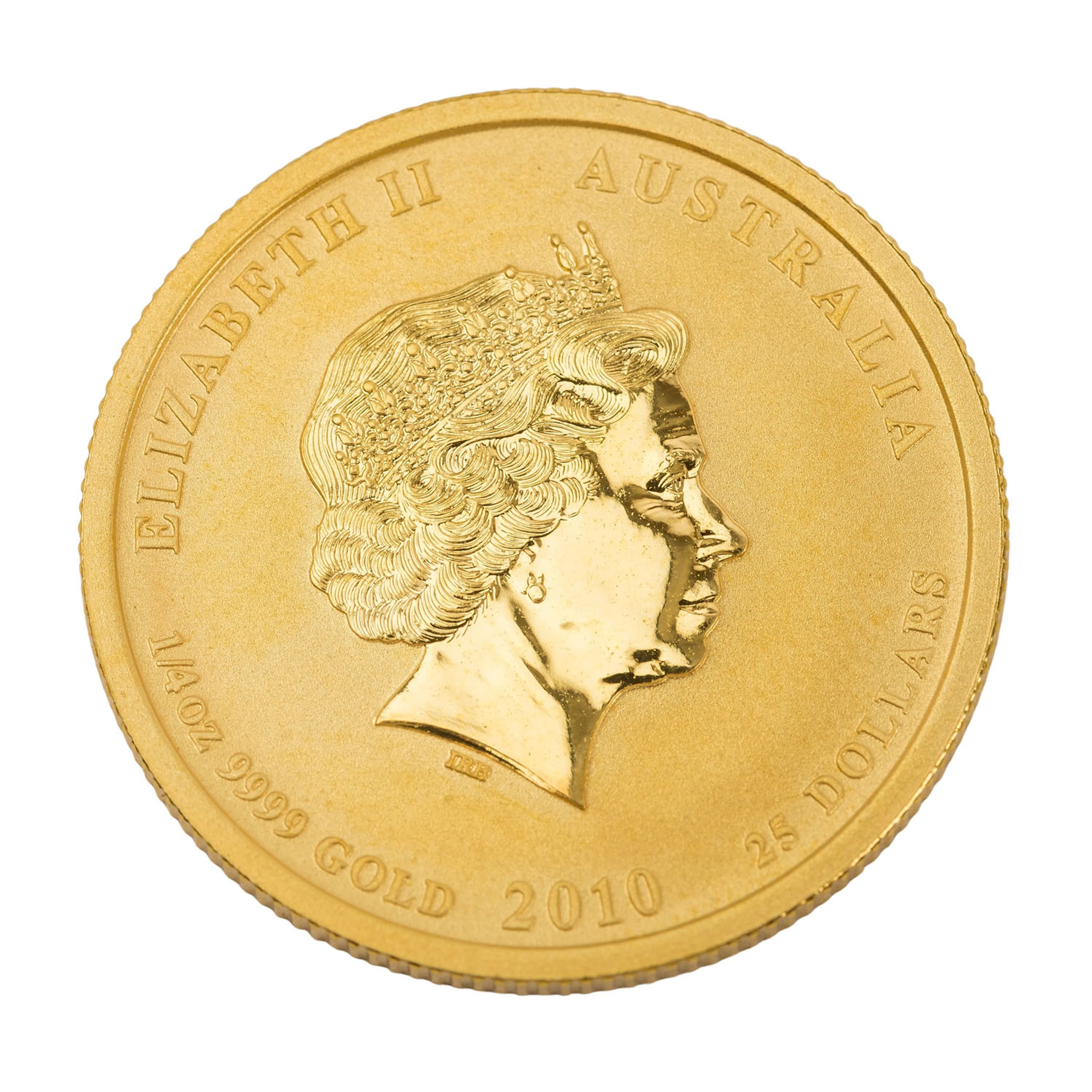 Australien /GOLD - Lunar Serie II. 1/4 oz 'Jahr des Tigers' 2010