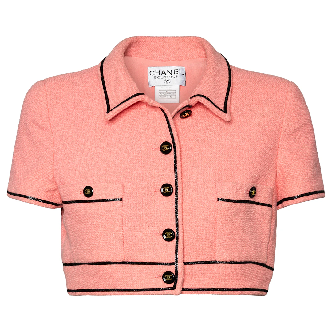 CHANEL BOUTIQUE VINTAGE Jacke, Gr. ca. 38, Koll.: P 1995.