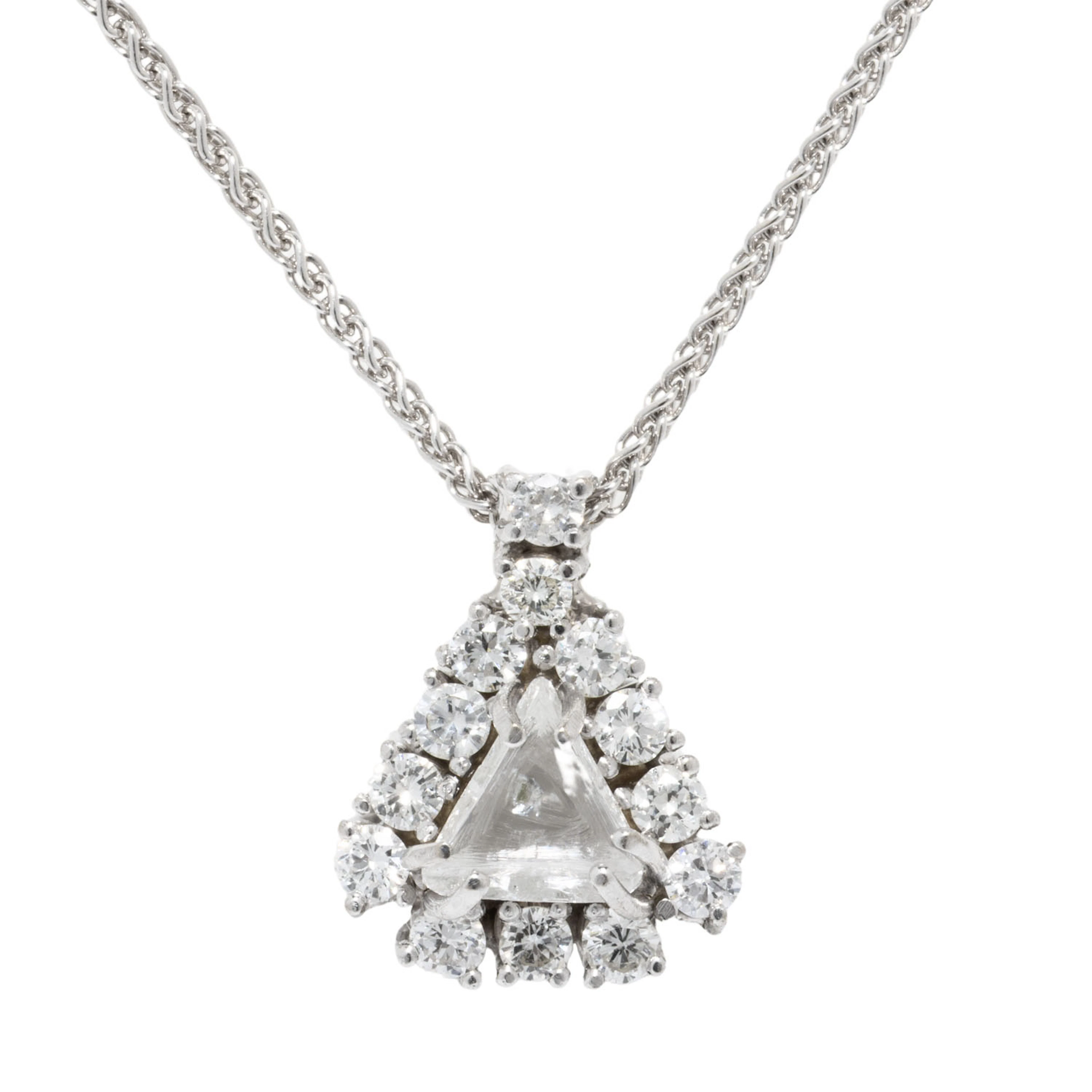 Collier mit Diamant und Brillanten