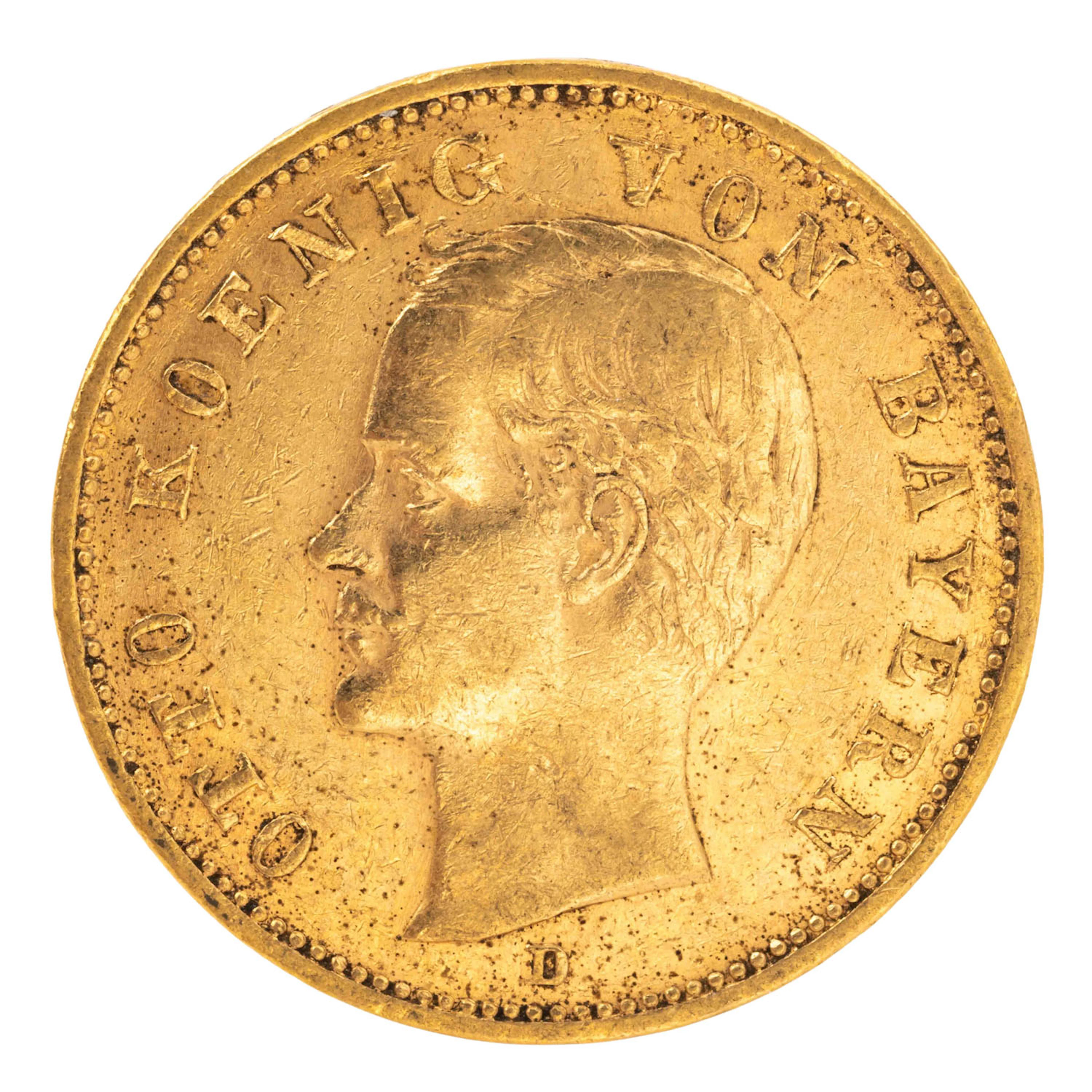 Dt. Kaiserreich /GOLD - Bayern, Otto (1886-1916) 20 Mark 1905-D