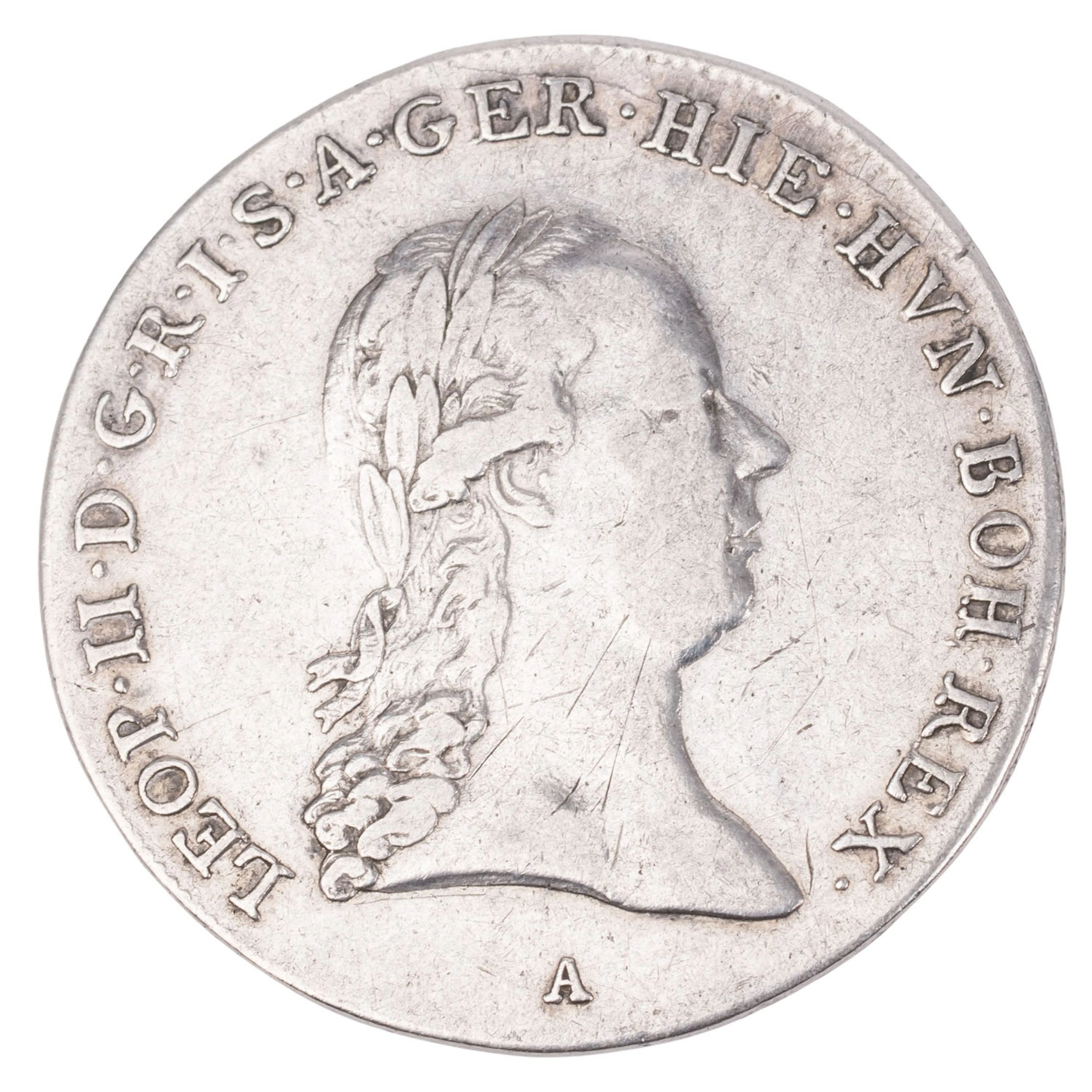 Österreichische Niederlande – ¼ Kronentaler 1791, Leopold II.