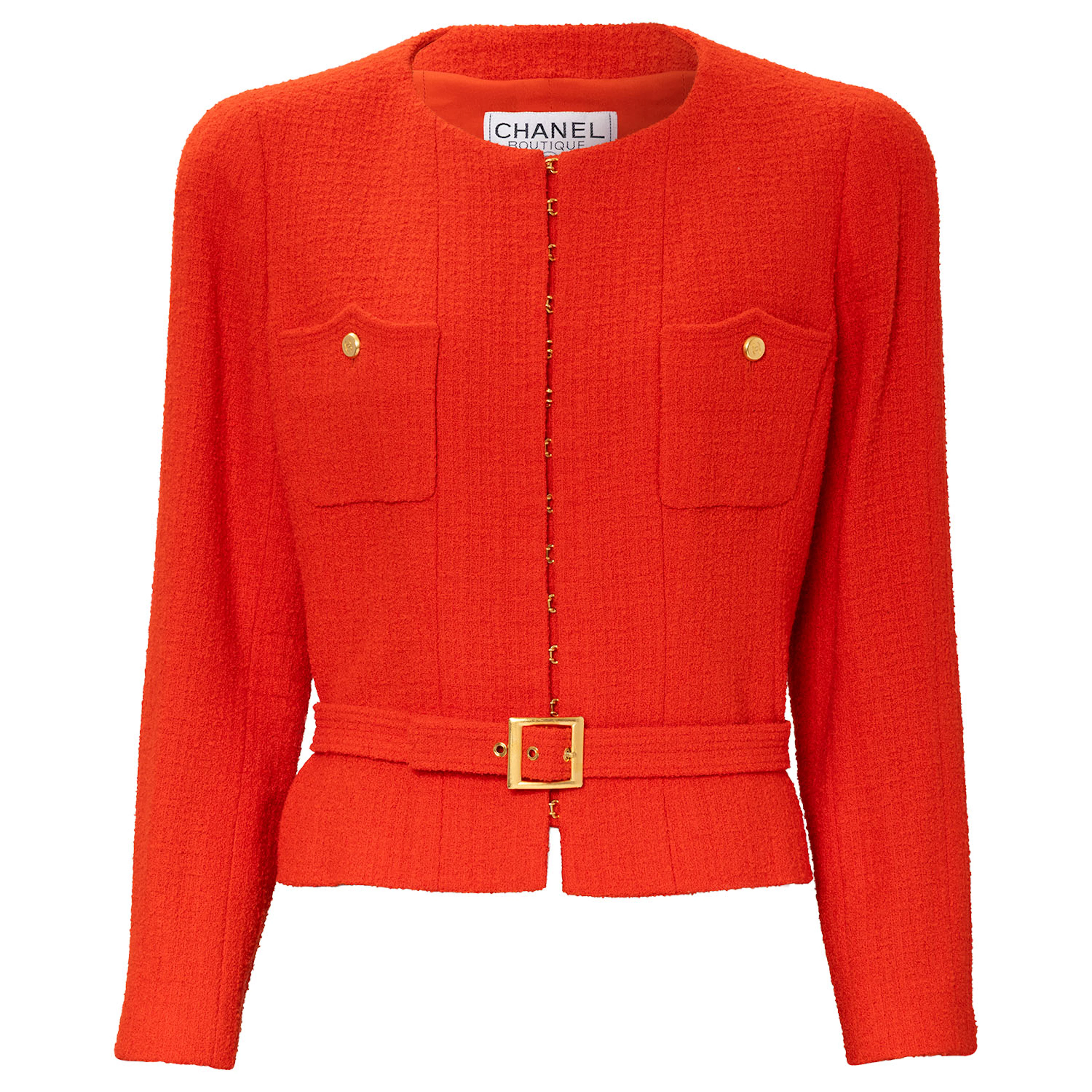 CHANEL BOUTIQUE VINTAGE Jacke, Gr. ca. 38/40, Koll.: A1996
