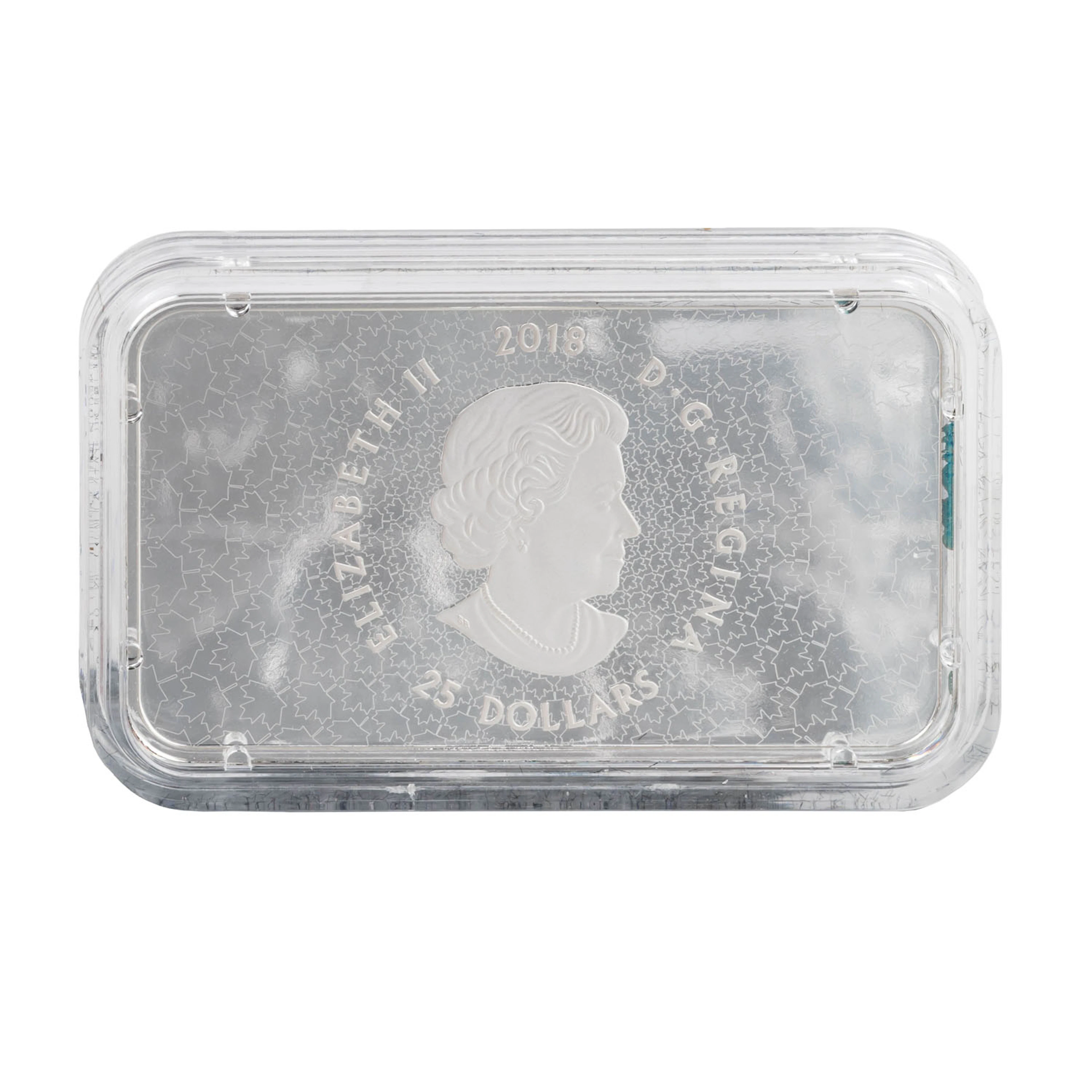 Kanada /SILBER - 25 $ Ultra-Hochrelief-Münze: Lachslauf 2018 PP