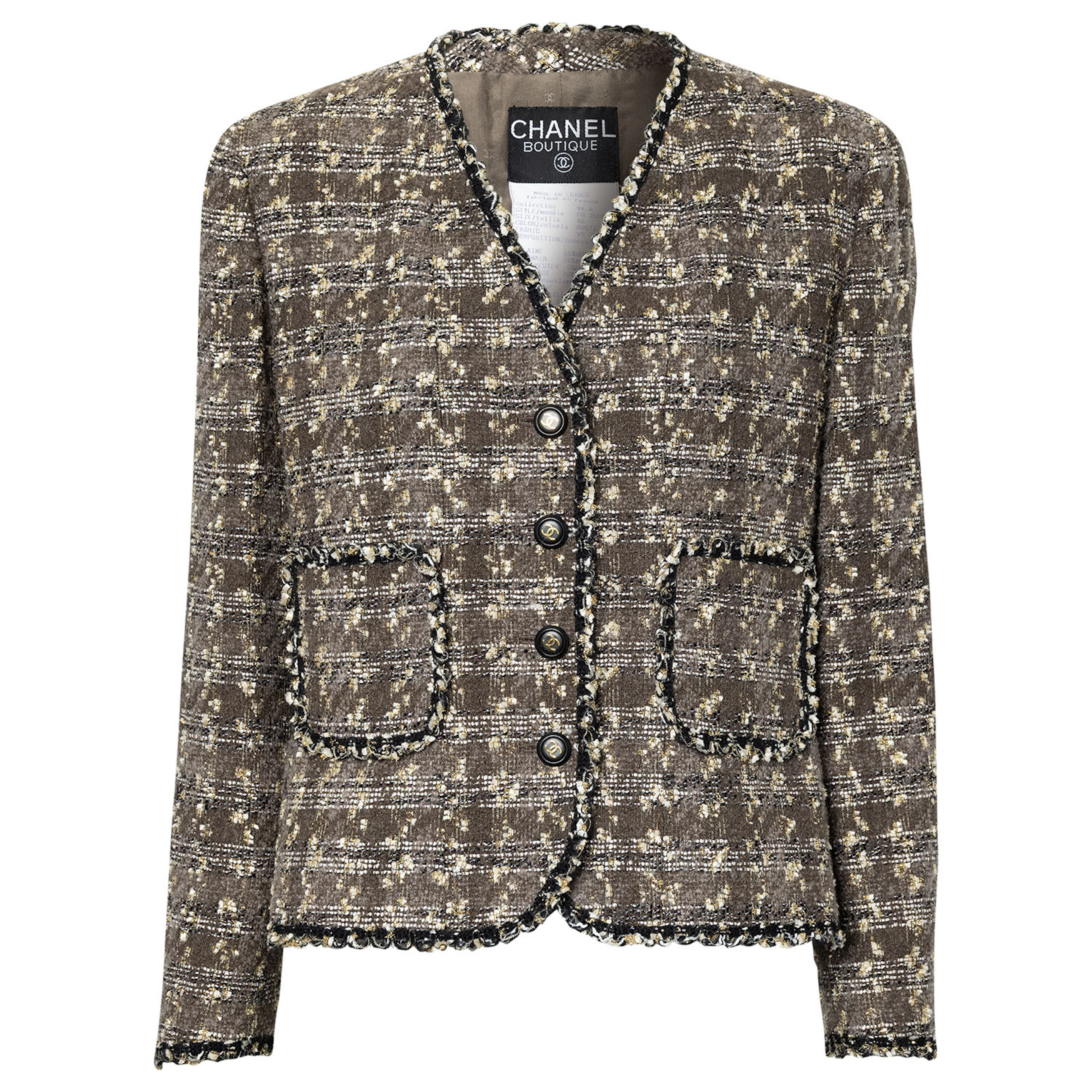 CHANEL BOUTIQUE VINTAGE Jacke, Gr. ca. 38/40, Koll.: A1994.