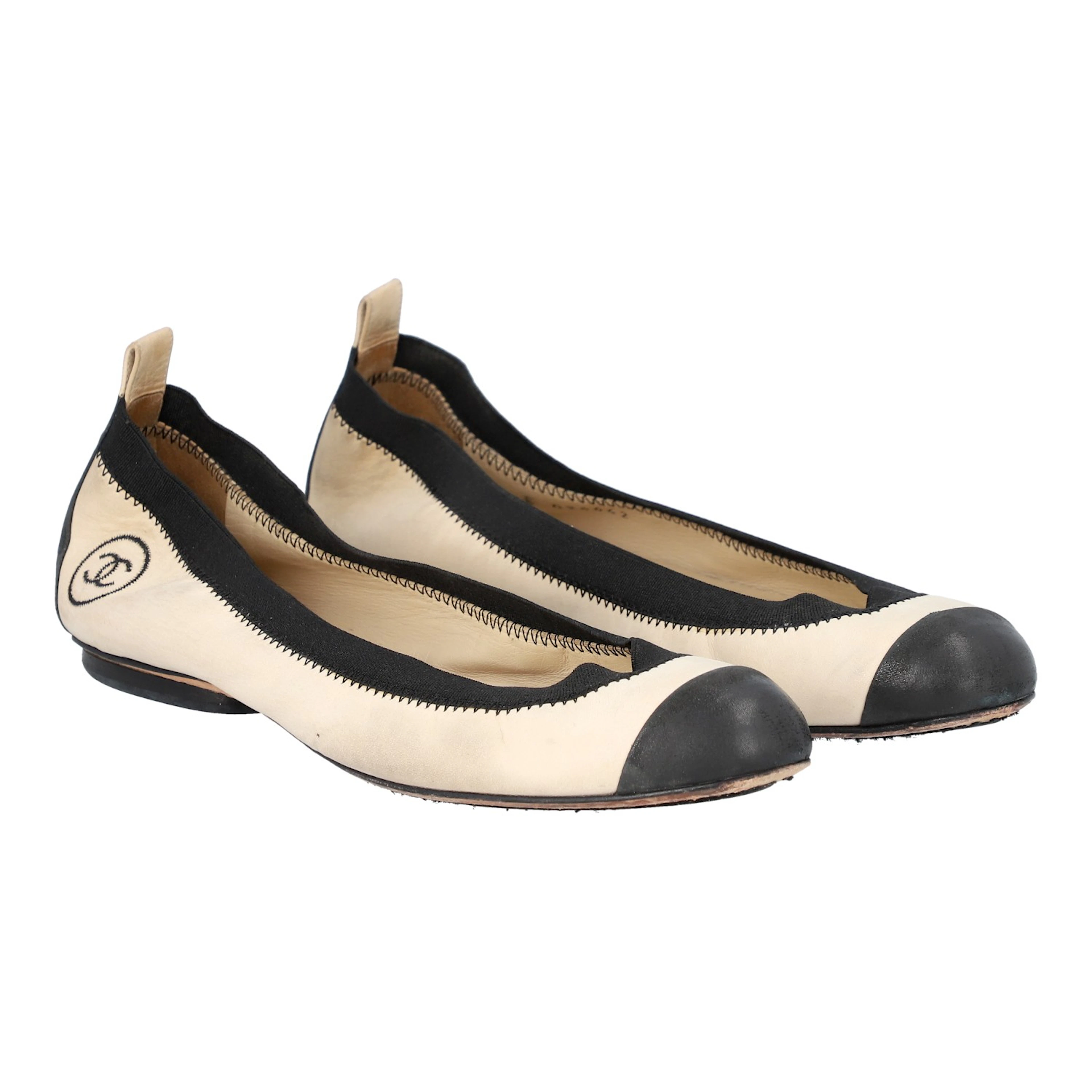 CHANEL VINTAGE Ballerinas, Gr.38.