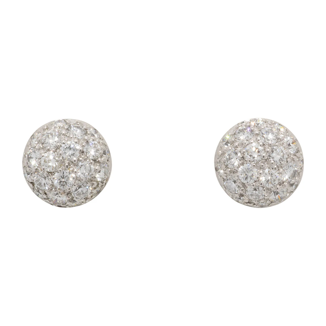 CARTIER Ohrstecker mit Brillanten zus. ca. 0,9 ct