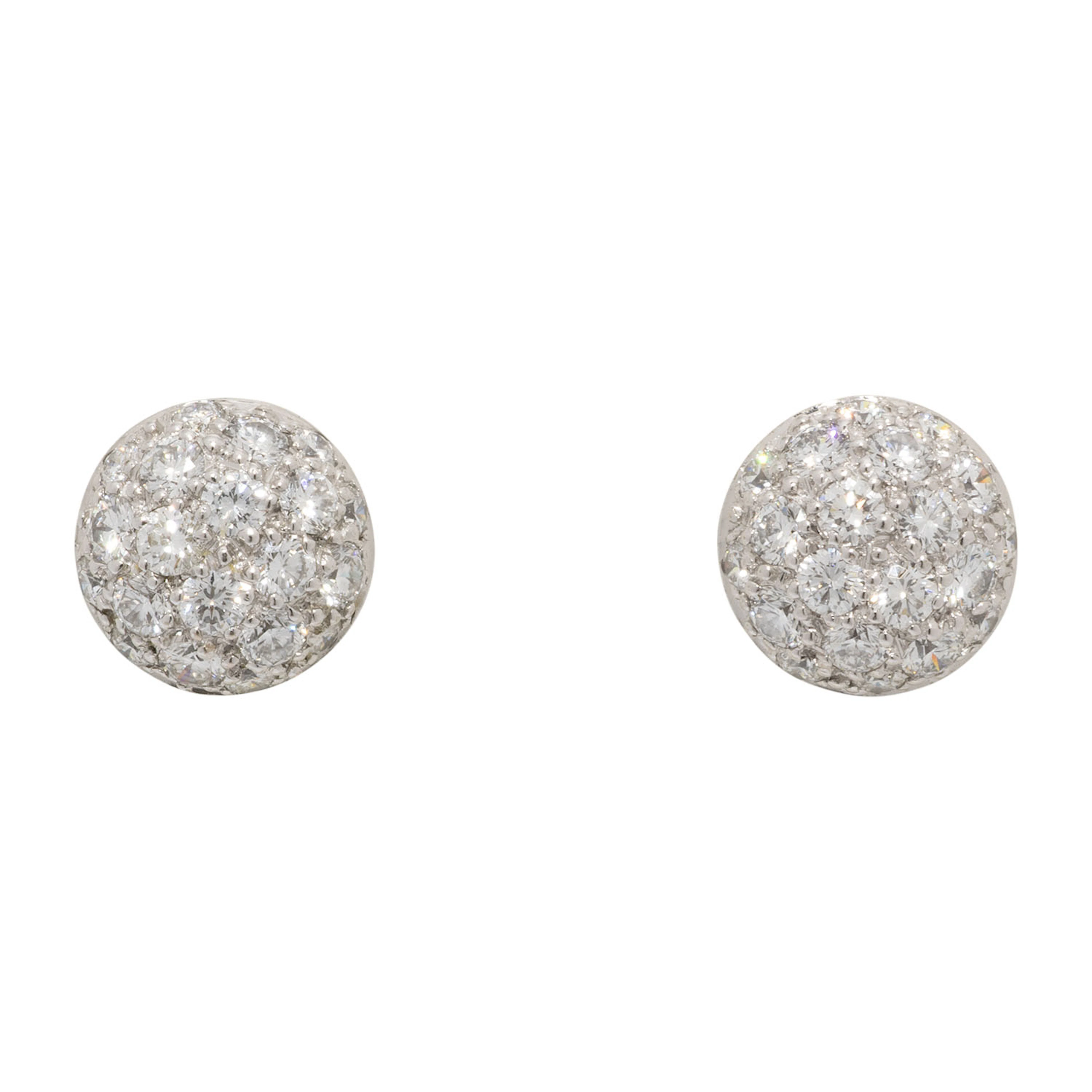 CARTIER Ohrstecker mit Brillanten zus. ca. 0,9 ct