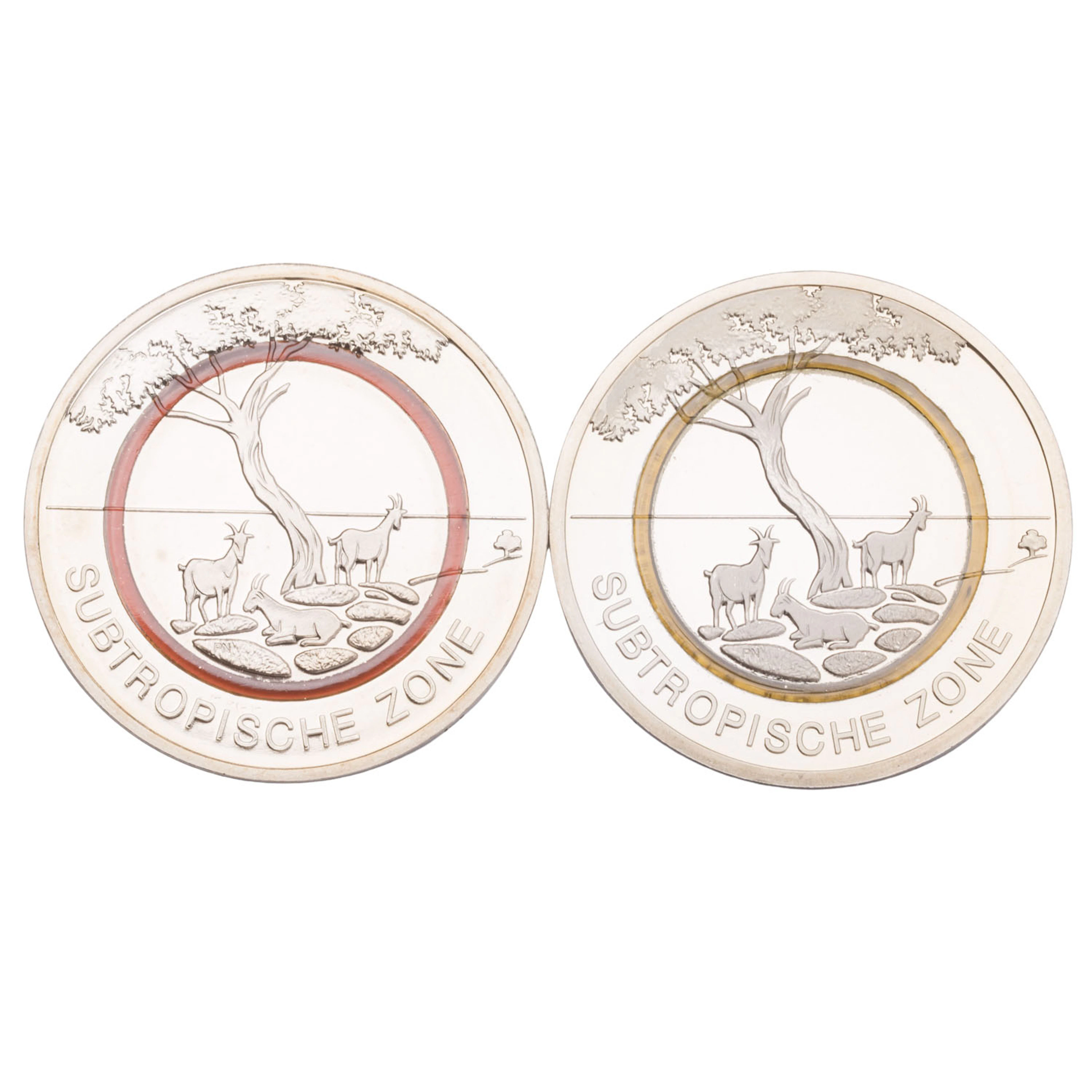 BRD – 2 x 5€ 2018, Subtropische Zone