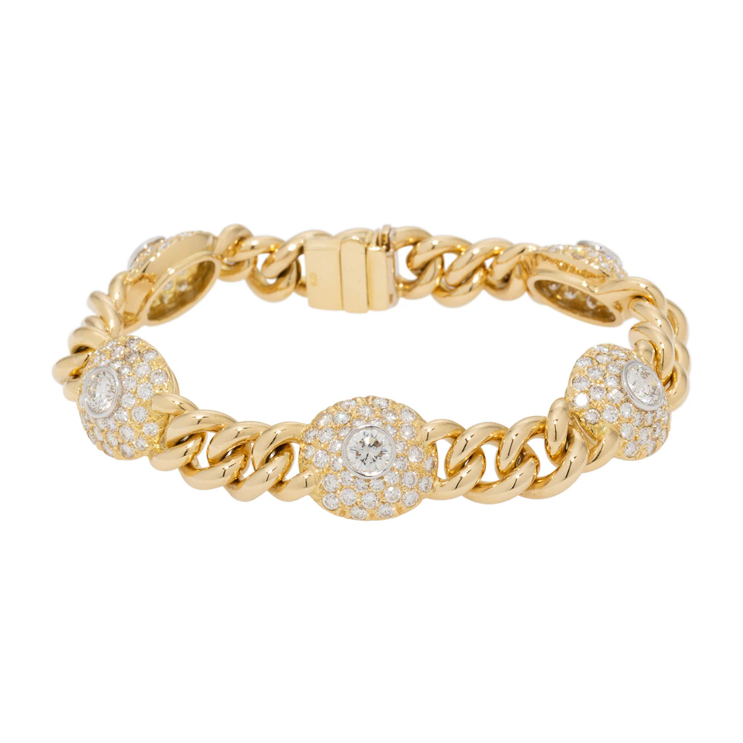 Armband mit Brillanten von zus. ca. 7,5 ct